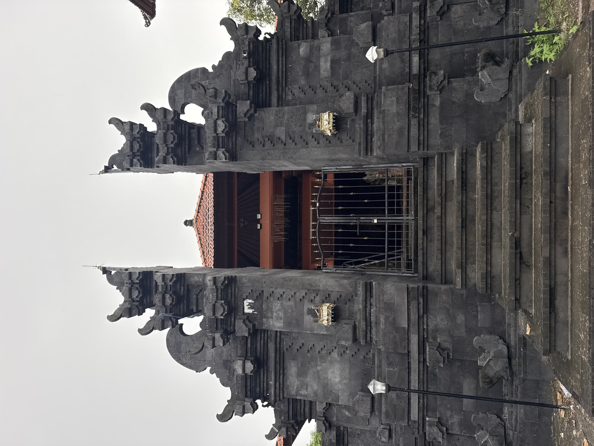 Morning scenes captured around Balinese temples in Kuta Selatan
