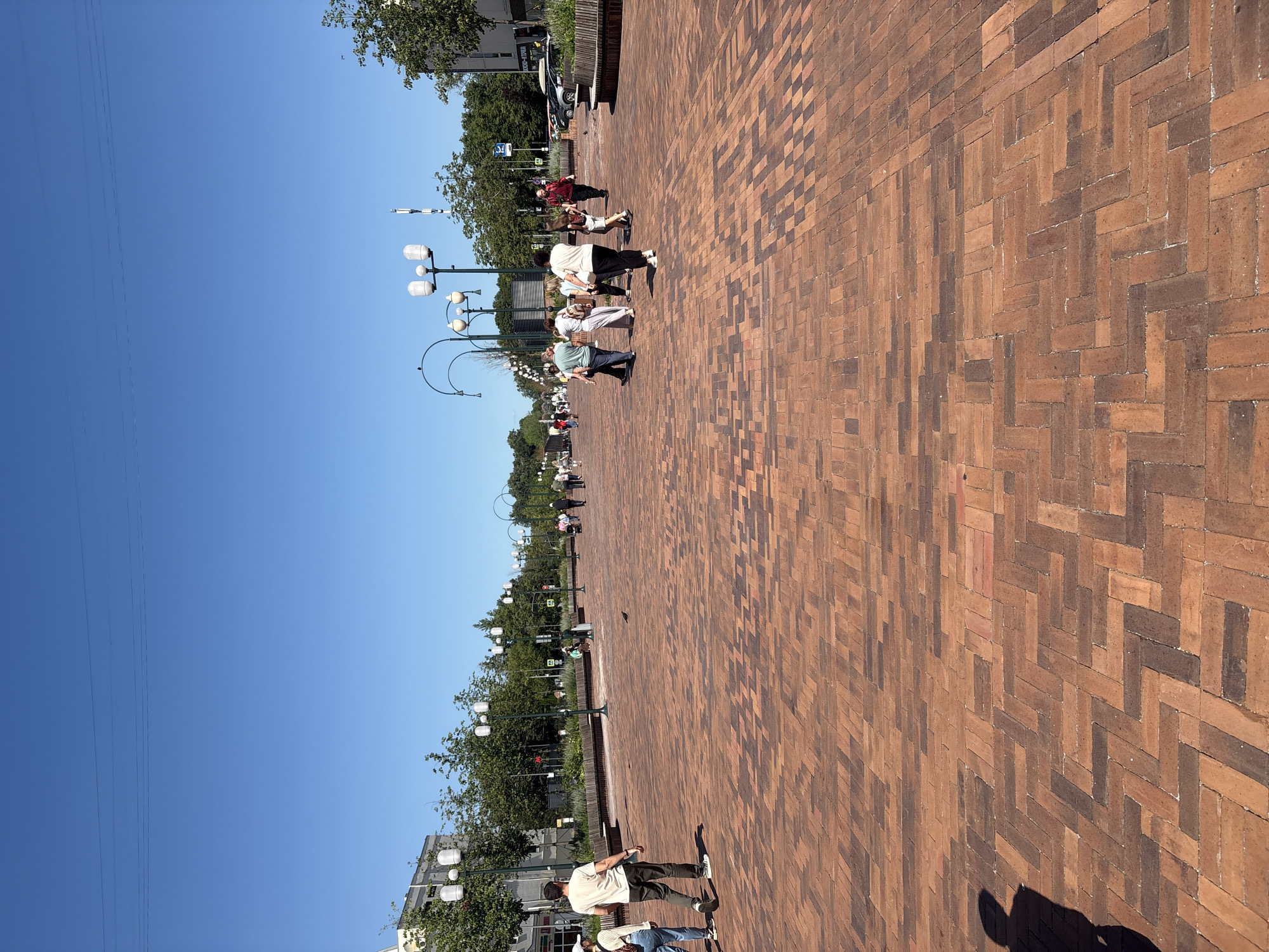 Summer morning stroll near Ostankino Tower, Moscow