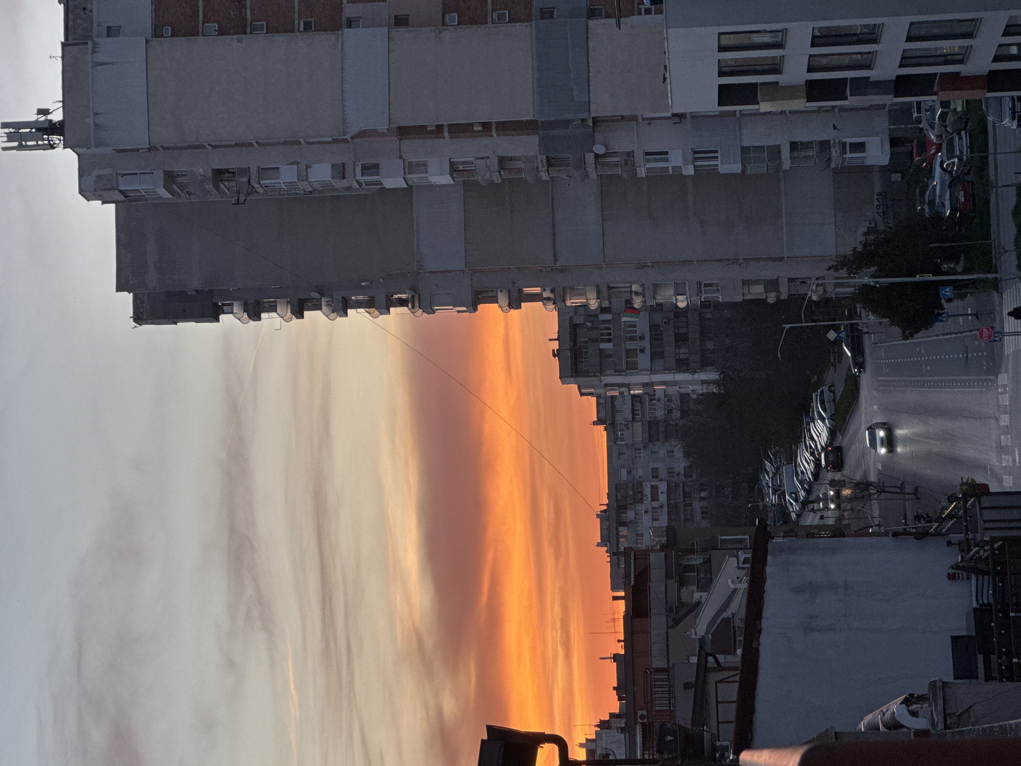 Sunset documented across Varna, Bulgaria by multiple witnesses