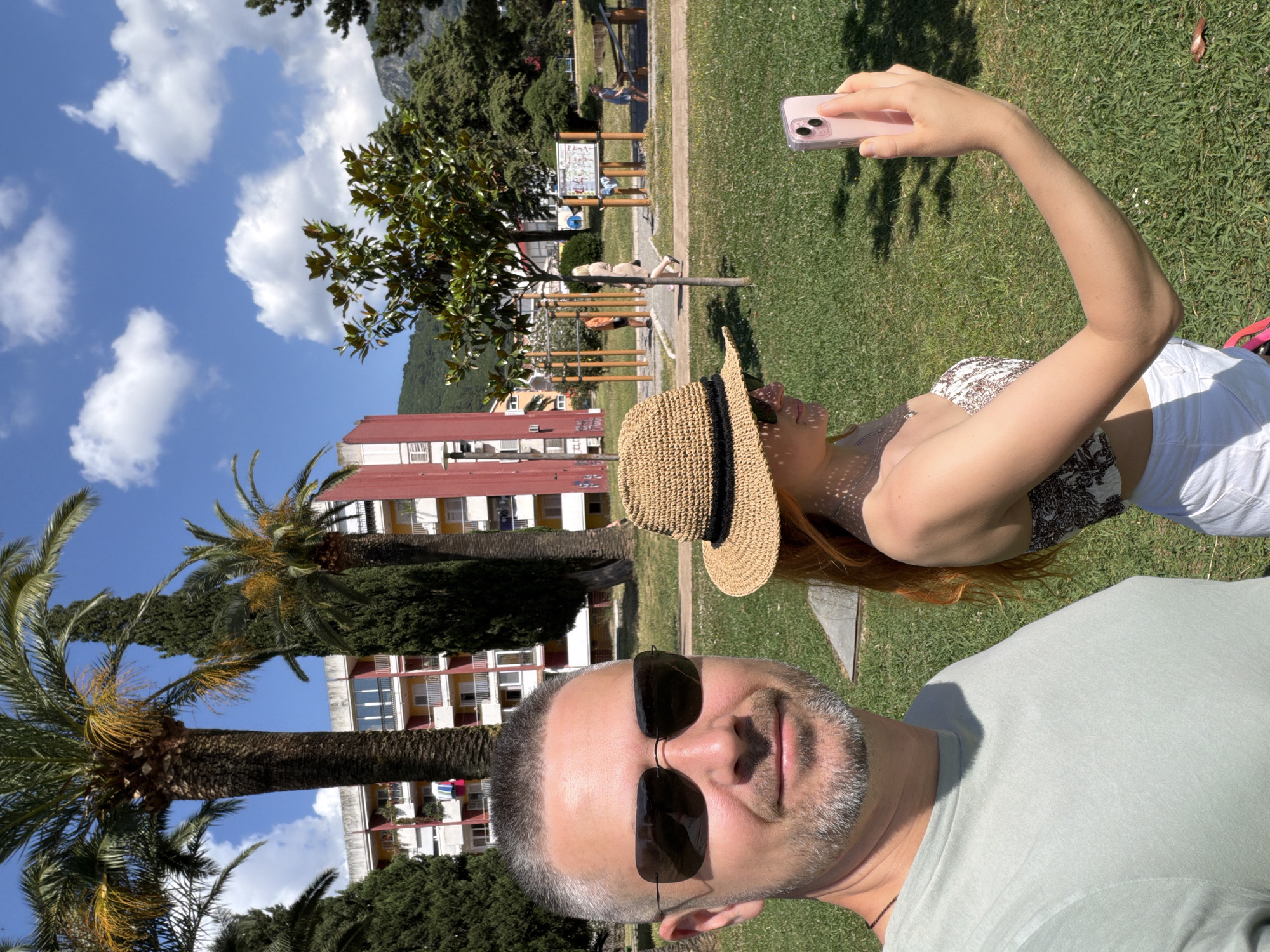 Morning leisure activities documented across Budva parks and streets