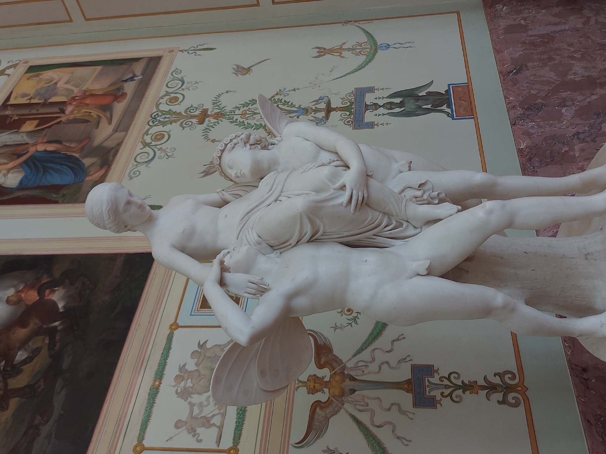 Visitor documents Hermitage Museum interiors in Saint Petersburg