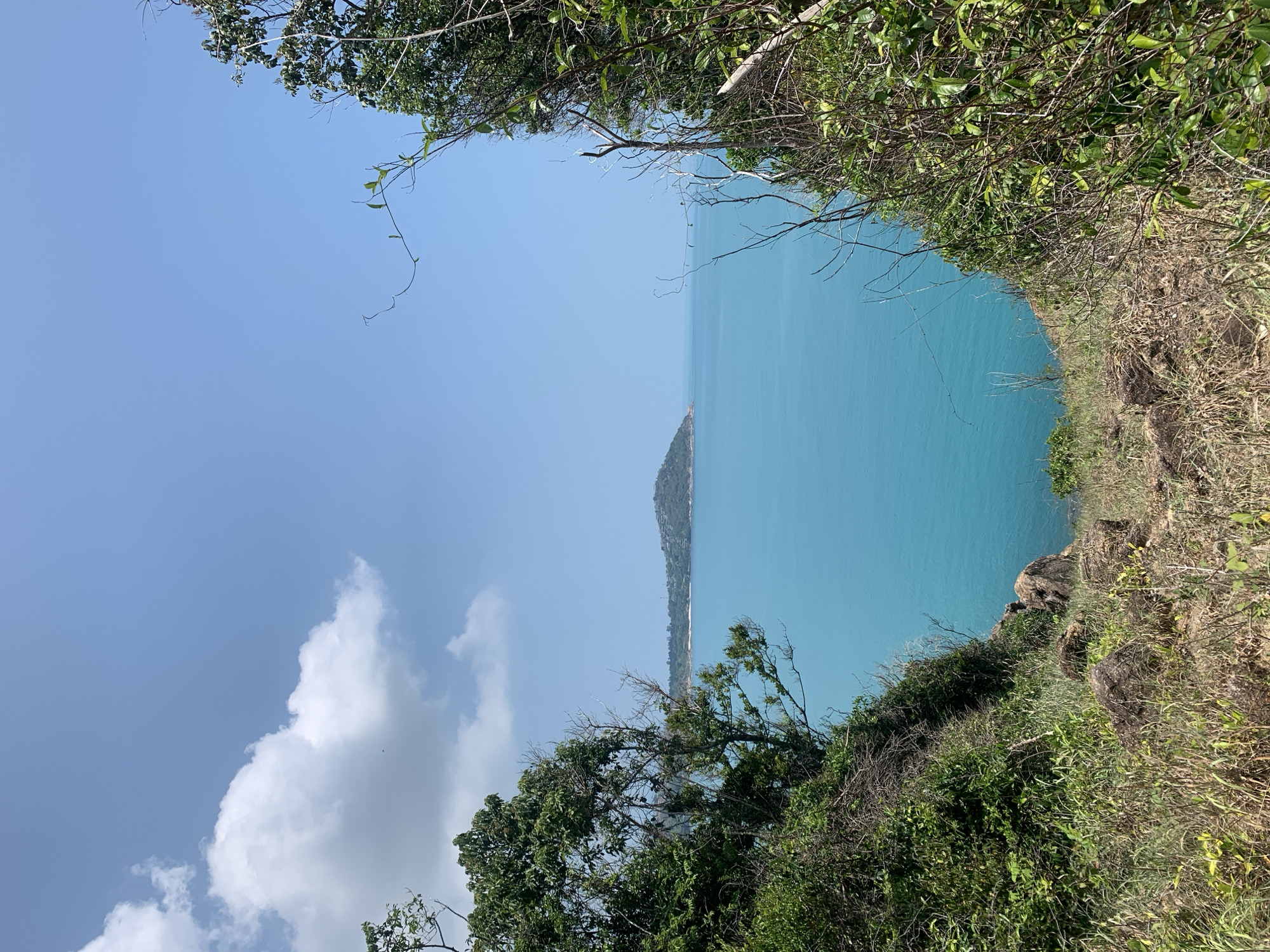 Morning coastal views documented from Ko Samui cliffs