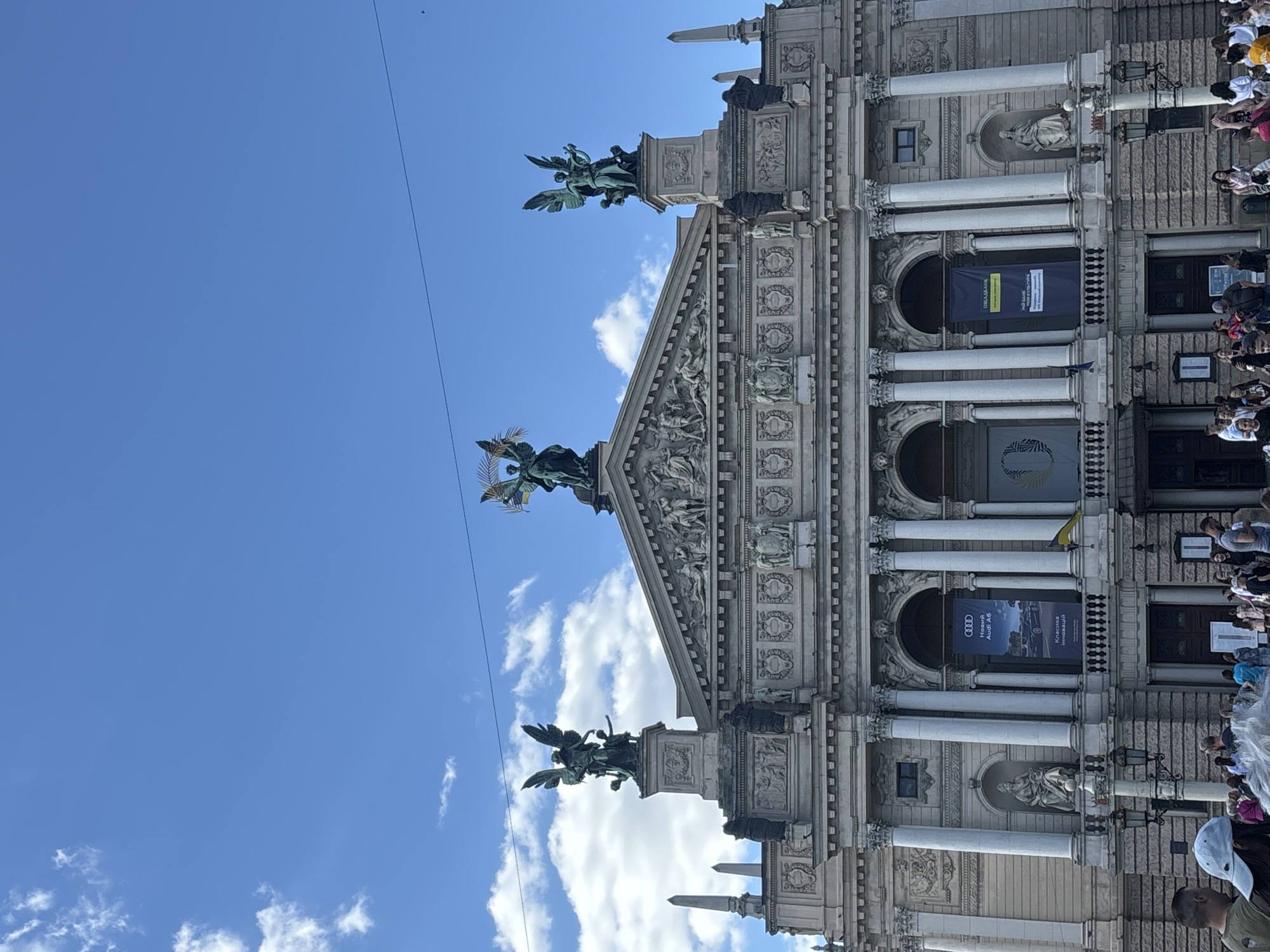 Quiet Saturday afternoon unfolds in historic Lviv