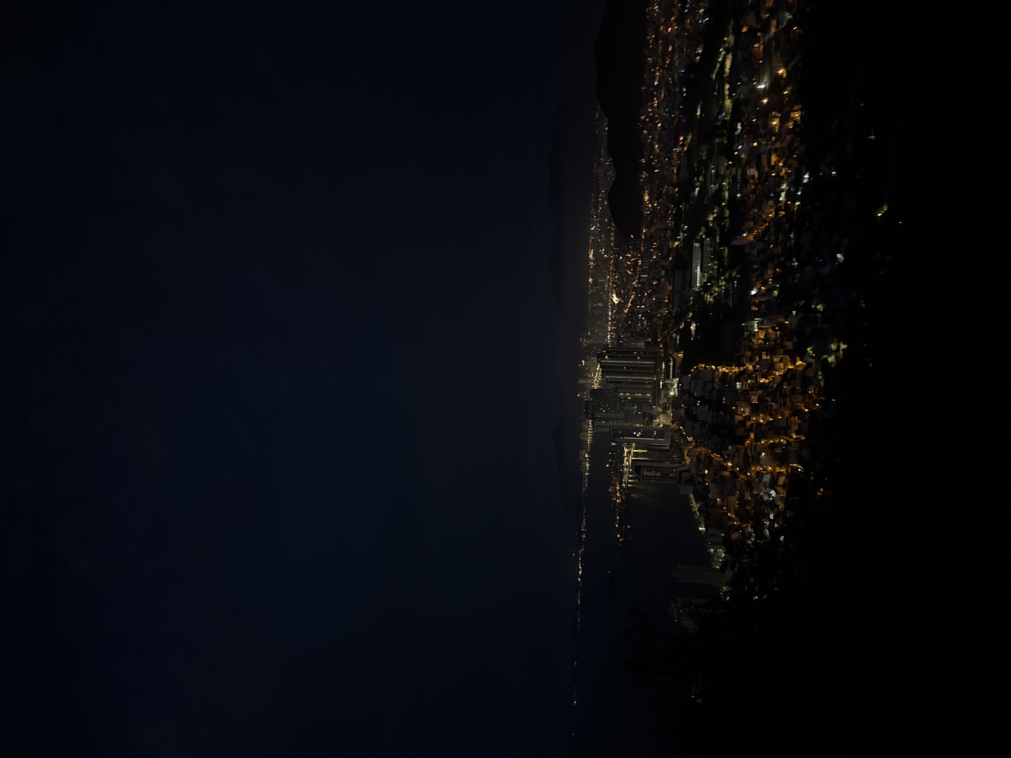 Nighttime cityscape observations recorded in Nha Trang, Vietnam