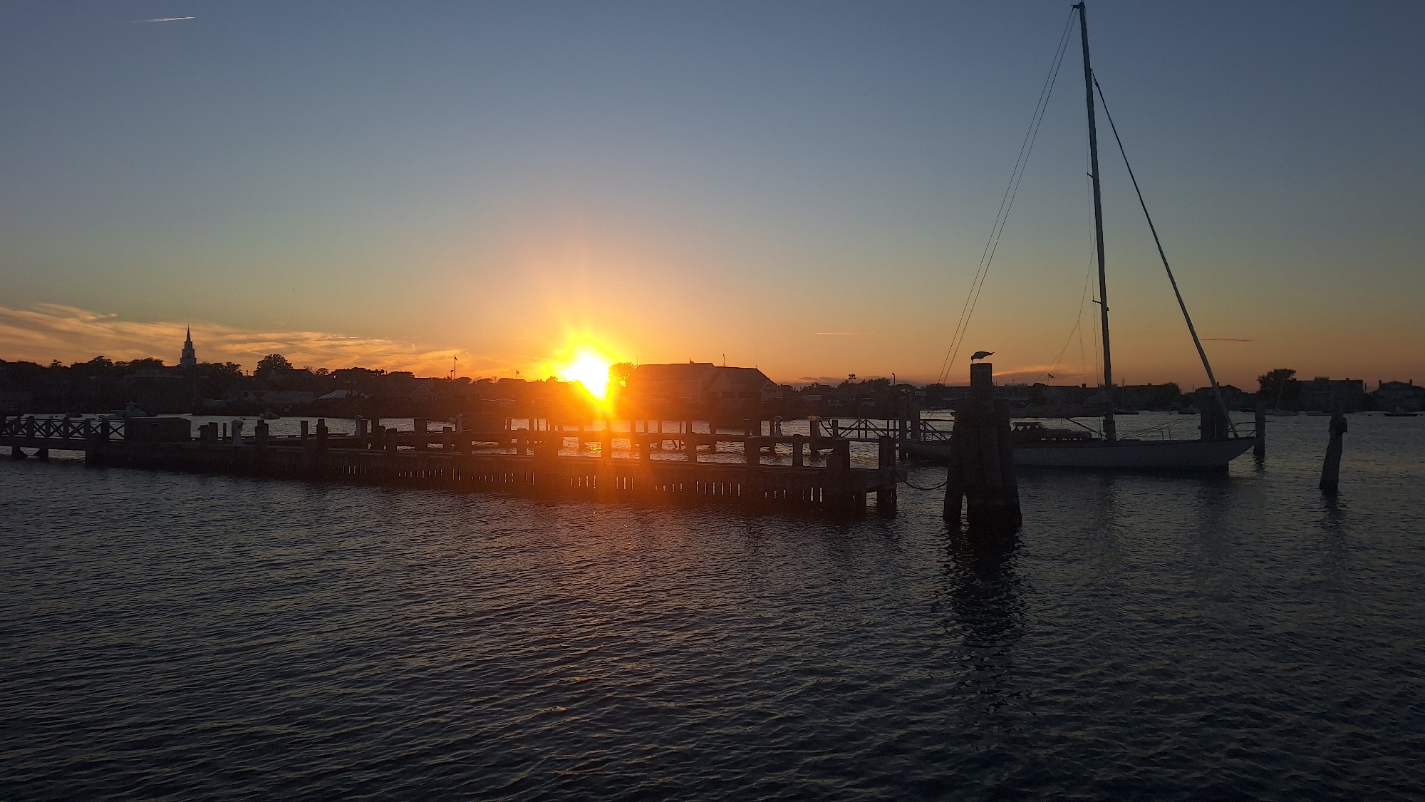 Nantucket Harbor sunset, captured from every angle