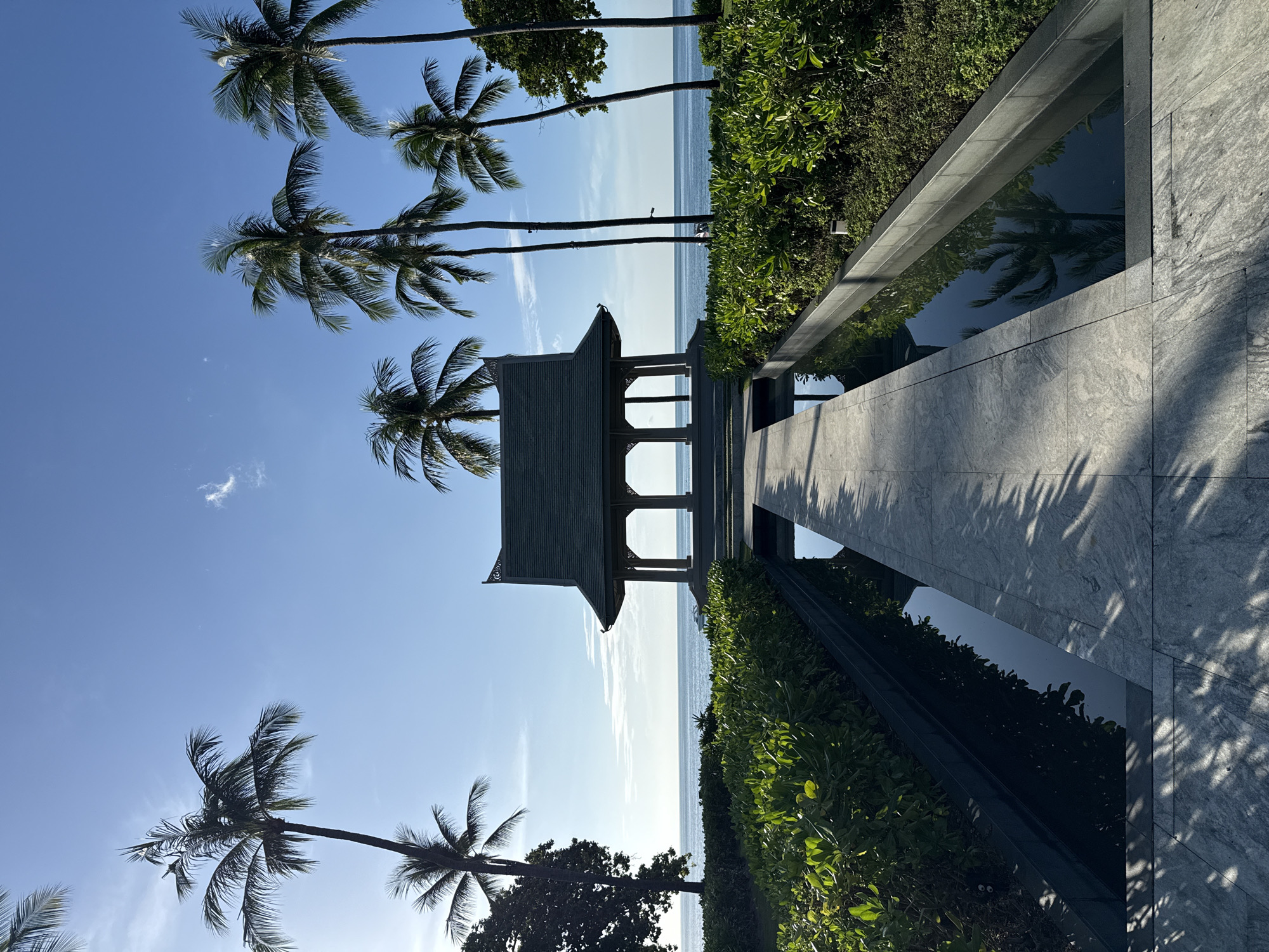 Ko Samui resort grounds — pool, gardens, and ocean views