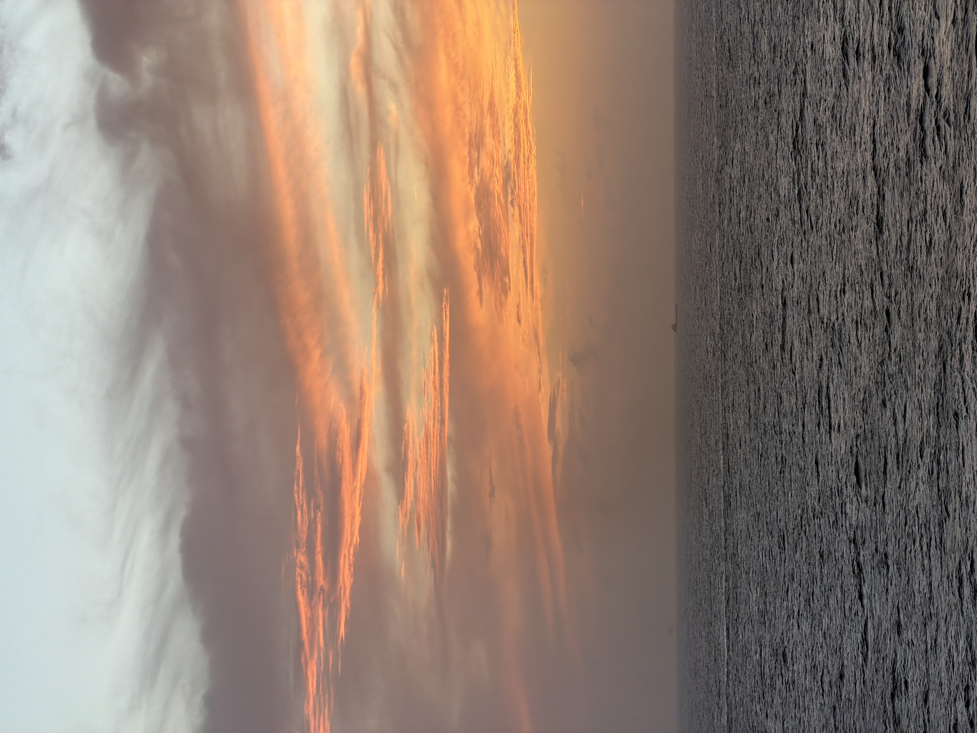 Gulf Coast sunset documented over 11 minutes with oil rig