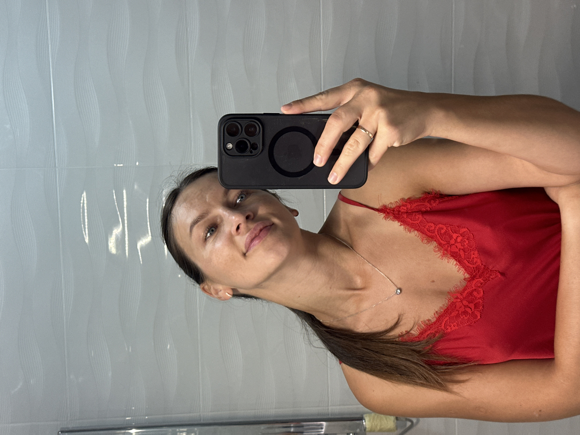 Mirror selfie in Boreti, Montenegro