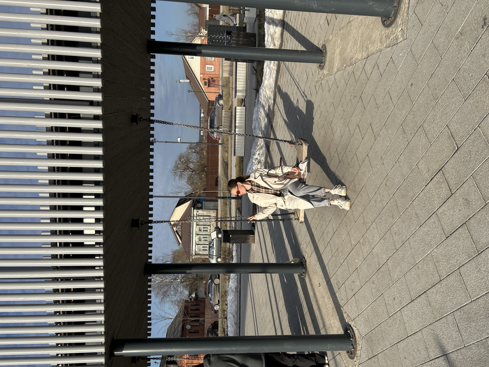 Woman visits Memory Alley memorial complex in Klin