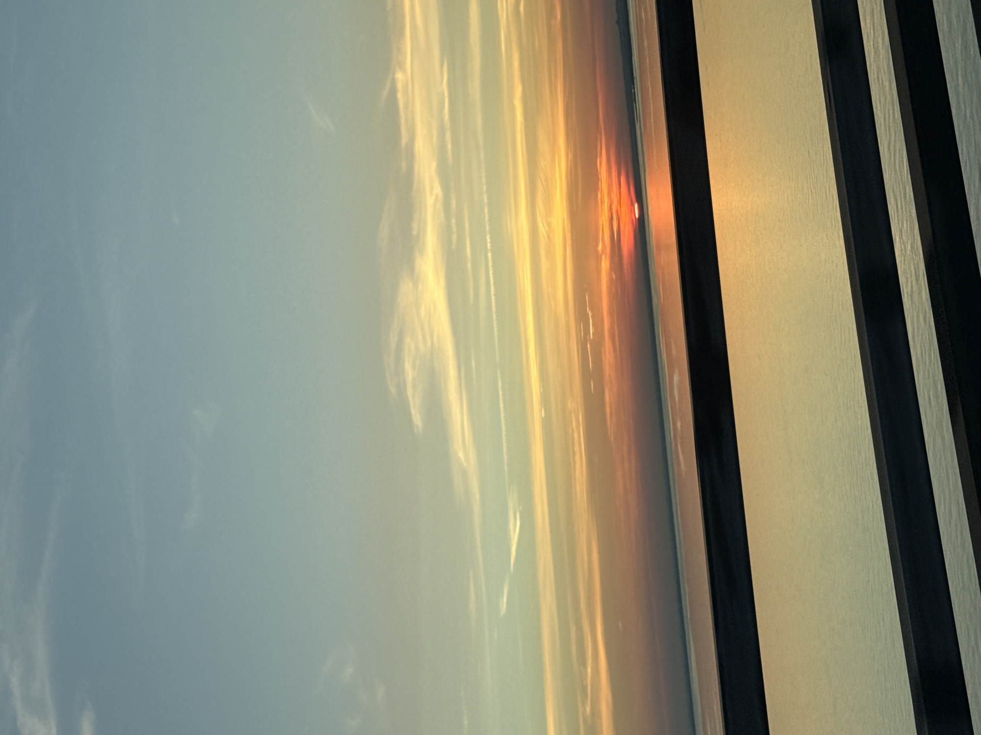 Sunset colors over the Öresund strait from Bunkeflostrand