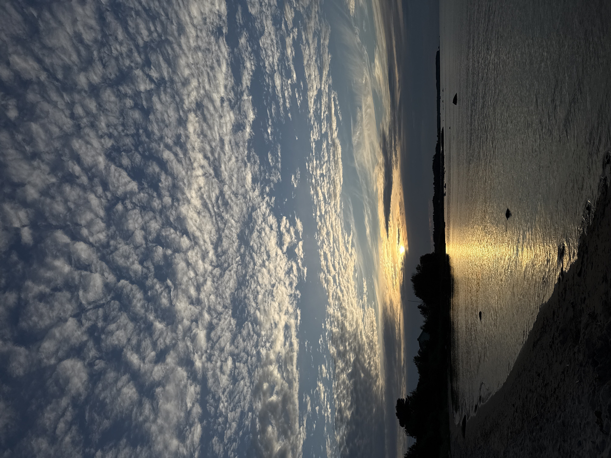 Golden hour over the Baltic at Rohuneeme, Estonia