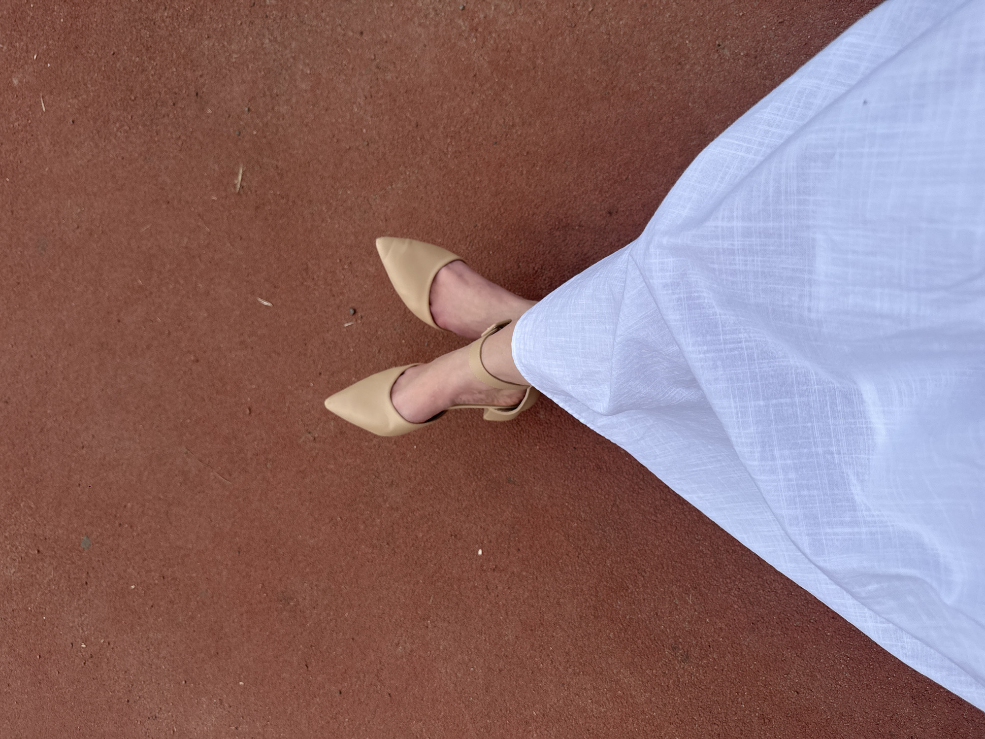 Casual afternoon selfies in white outfits, indoors and out