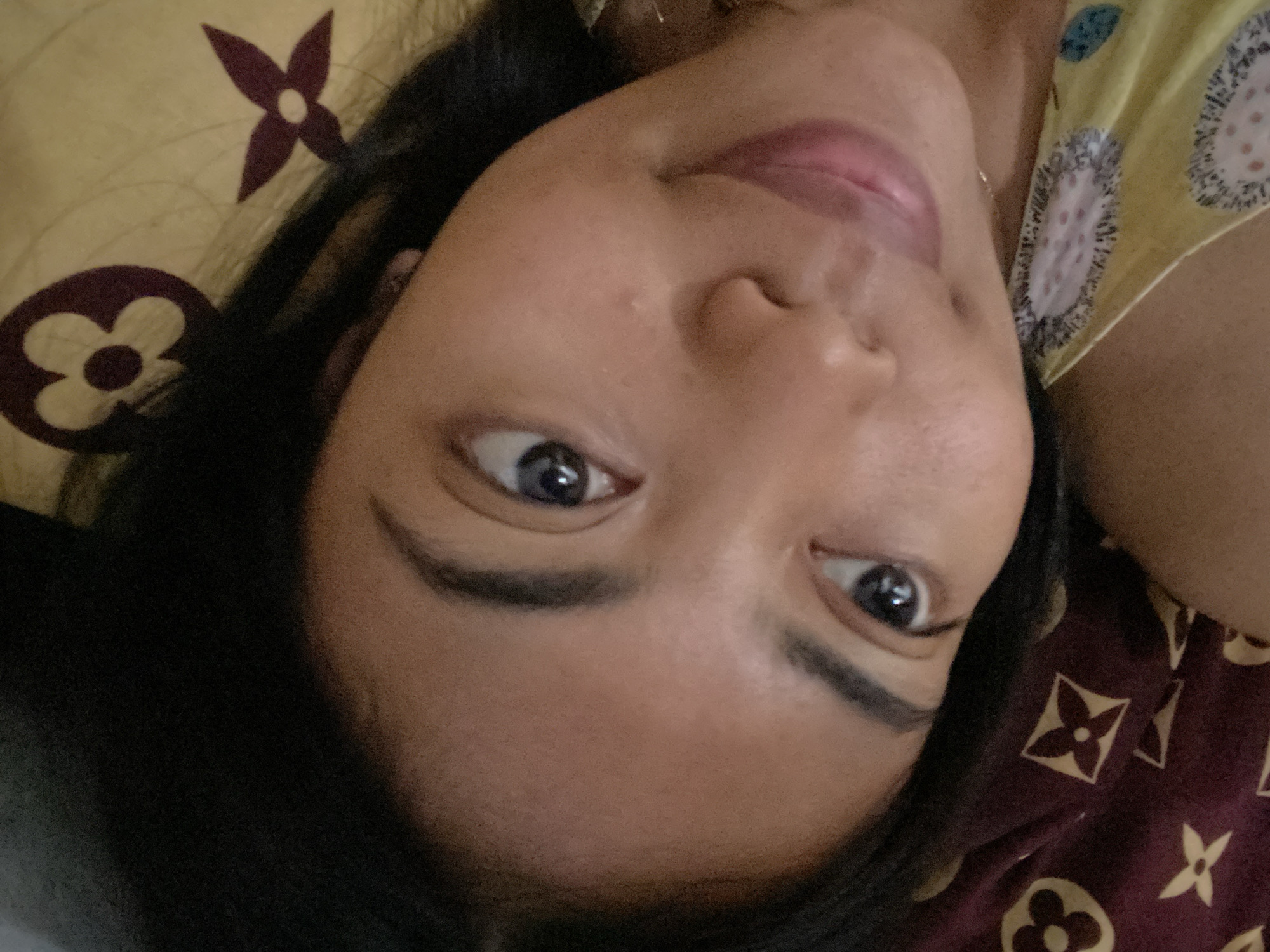 Overhead close-up portrait, face to camera, Madiun Indonesia