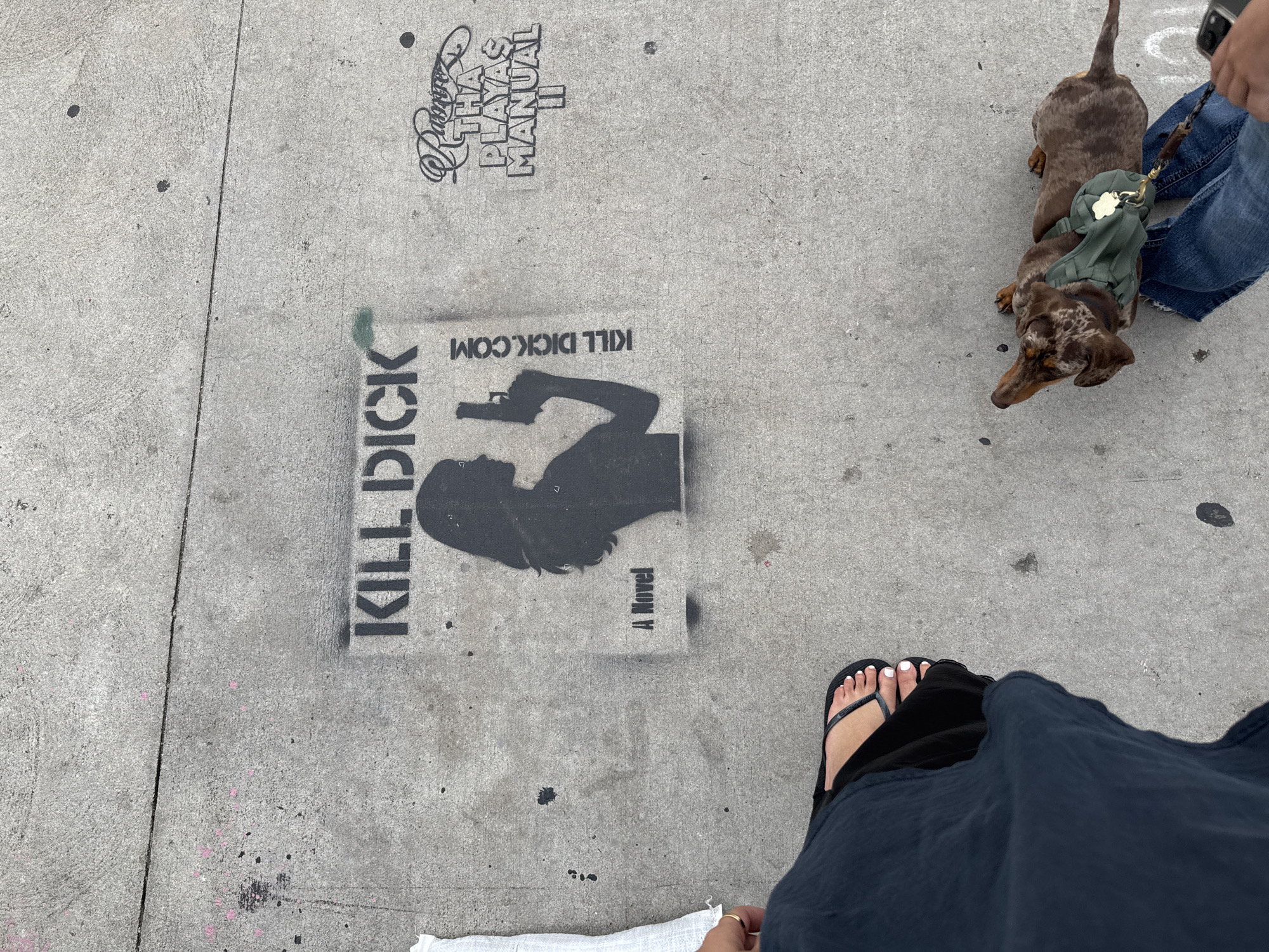 Evening snapshots capture LA street art, Hollywood sign, dining remnants