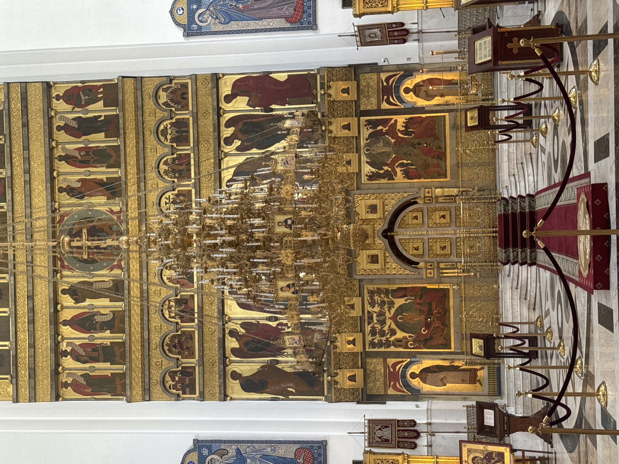 Inside Holy Transfiguration Cathedral, Tolyatti