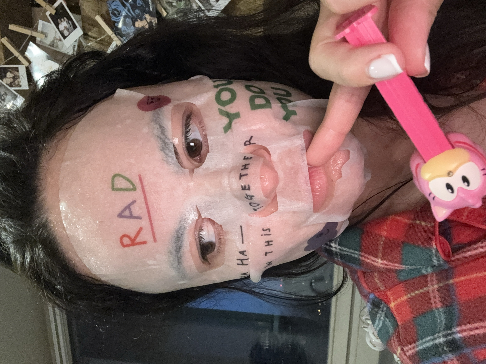 Sheet mask and PEZ dispenser, Khimki