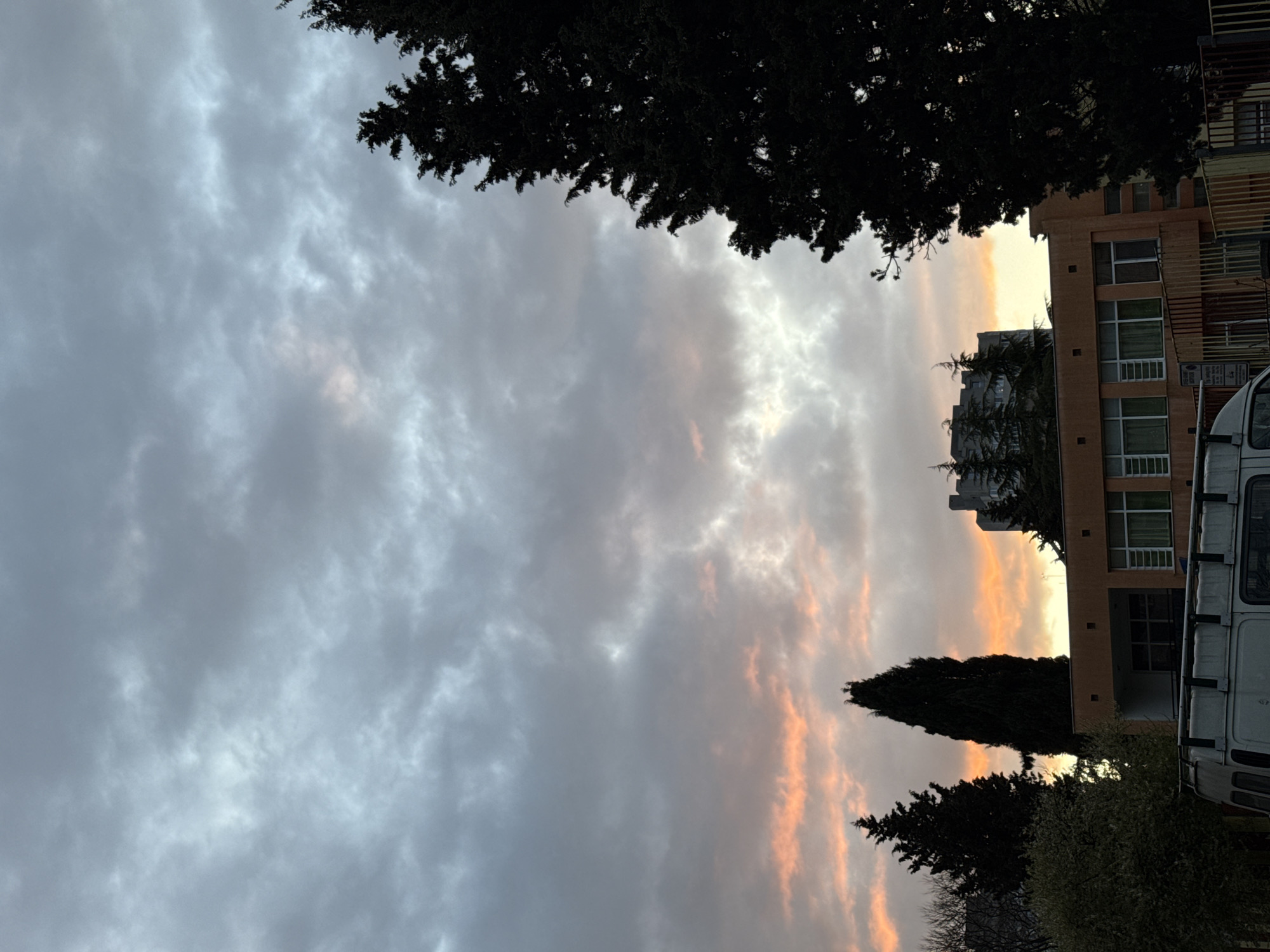 Evening moments captured in Burgas: urban sunset, basketball selfie