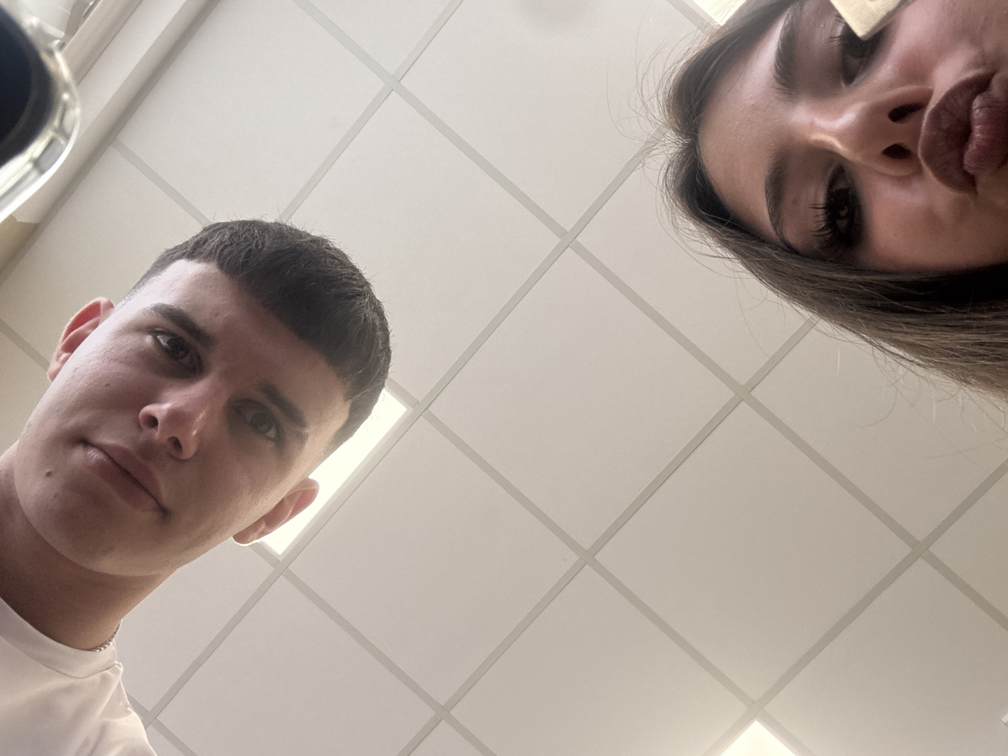 Young people photograph themselves in Pazardzhik cafe