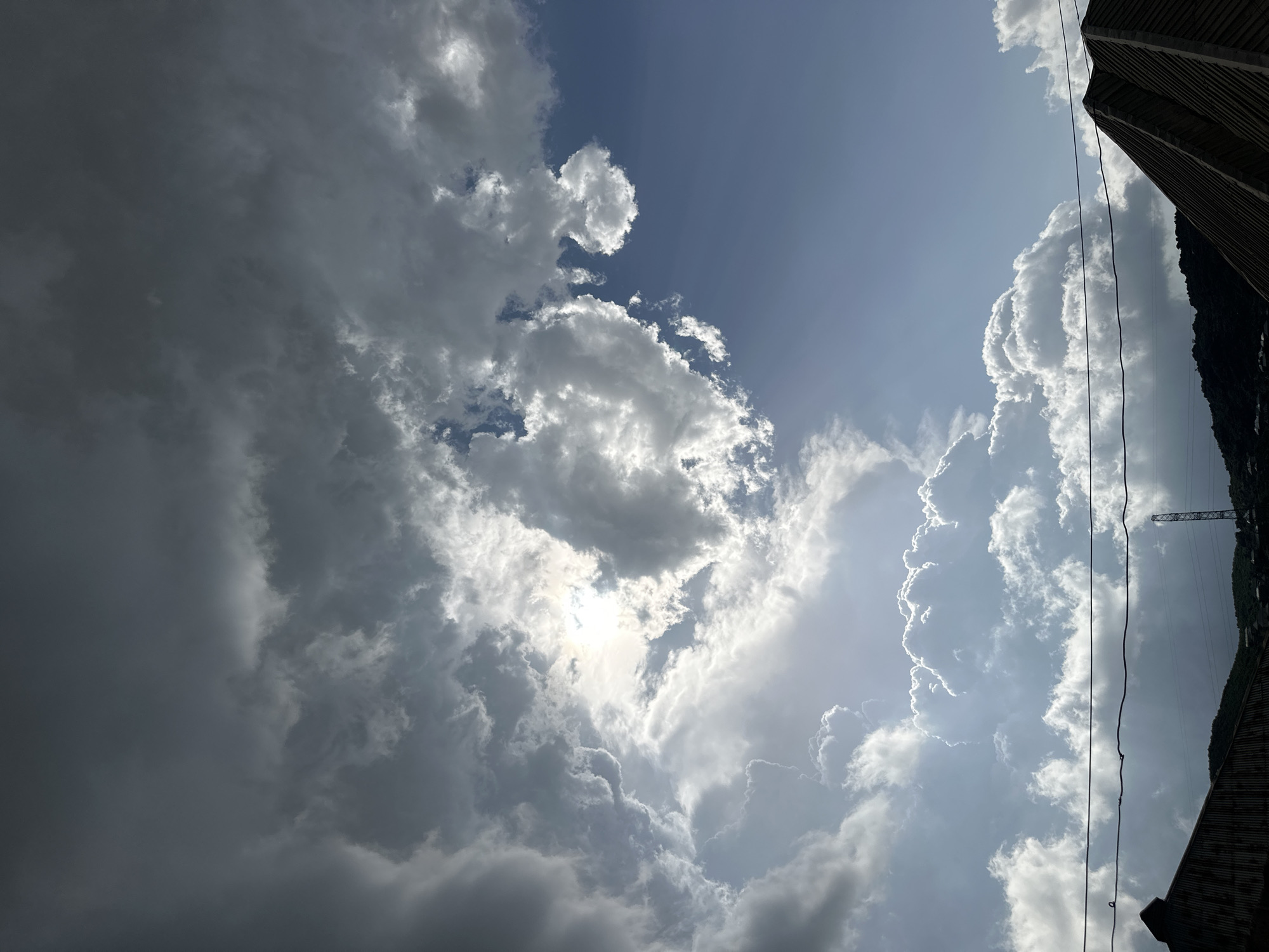 Animals and storm clouds on Rukuba Road, Nigeria