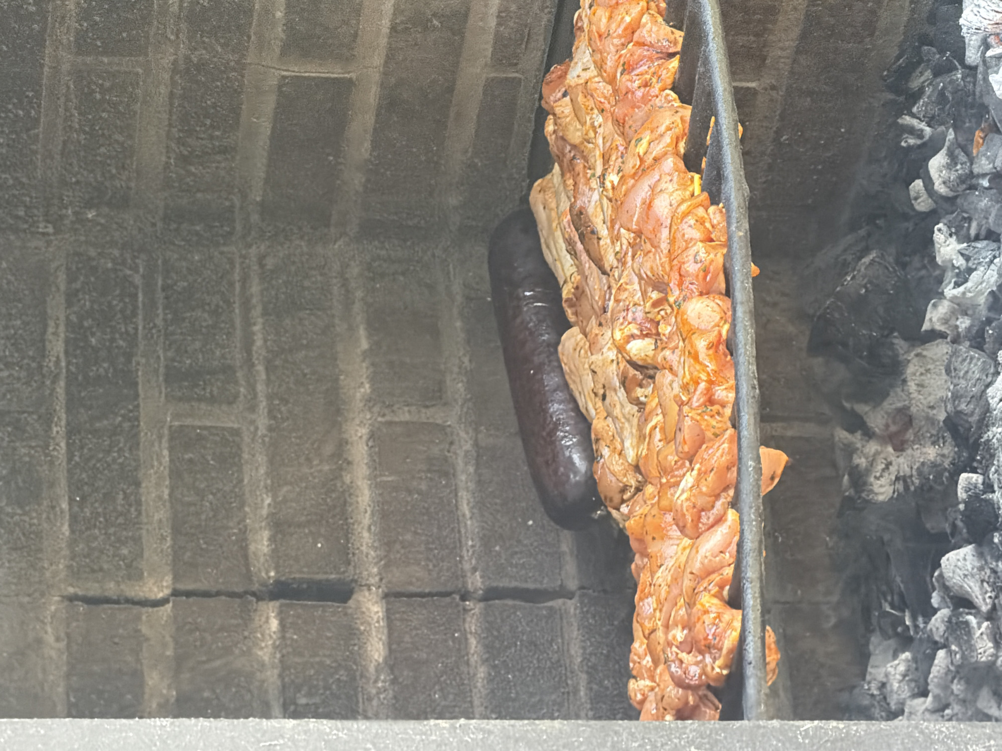 Barbecue and waterside gathering in Campezo, Spain