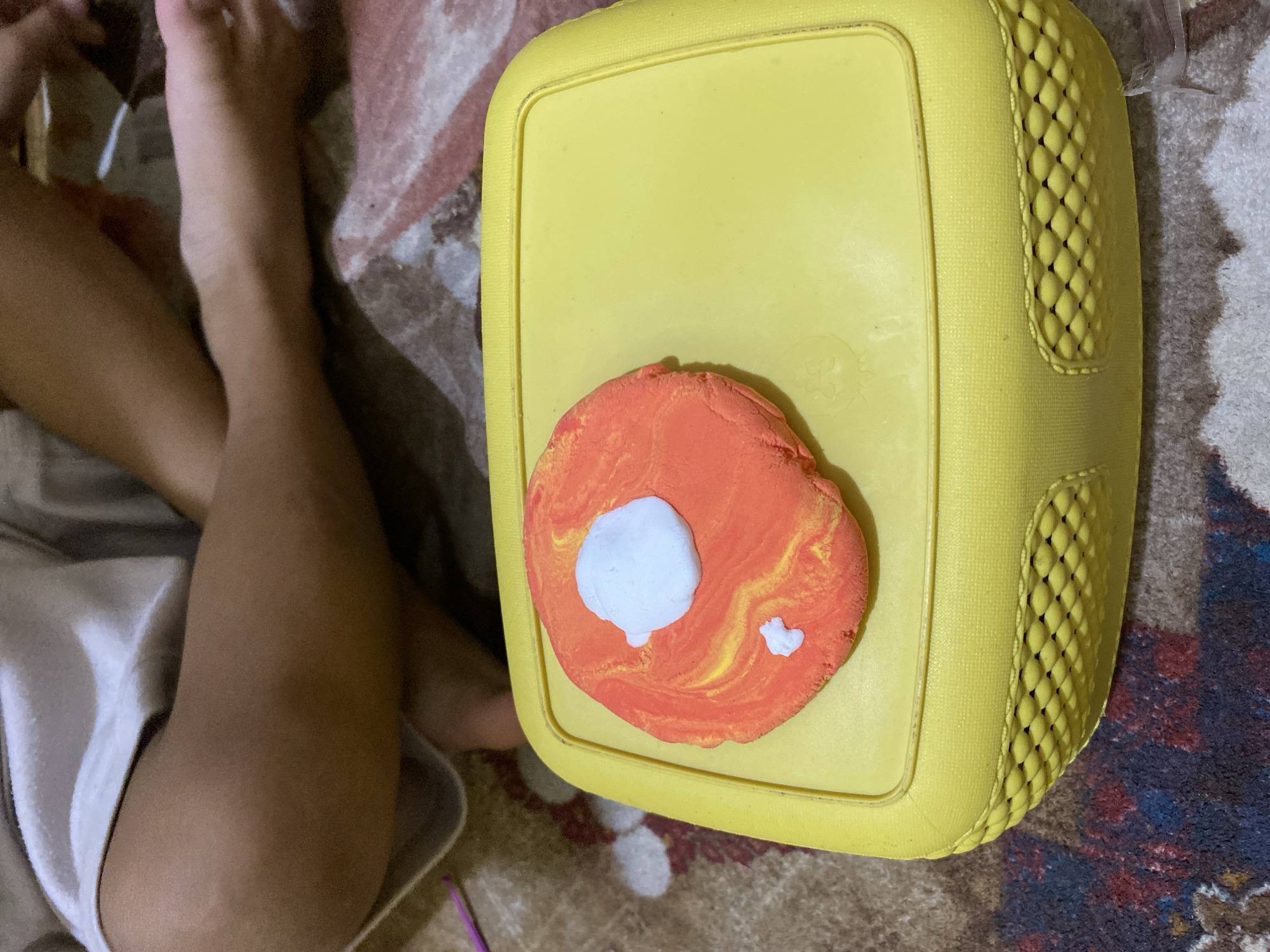 Playdough play and toy haul at a home in Lambaro Kueh