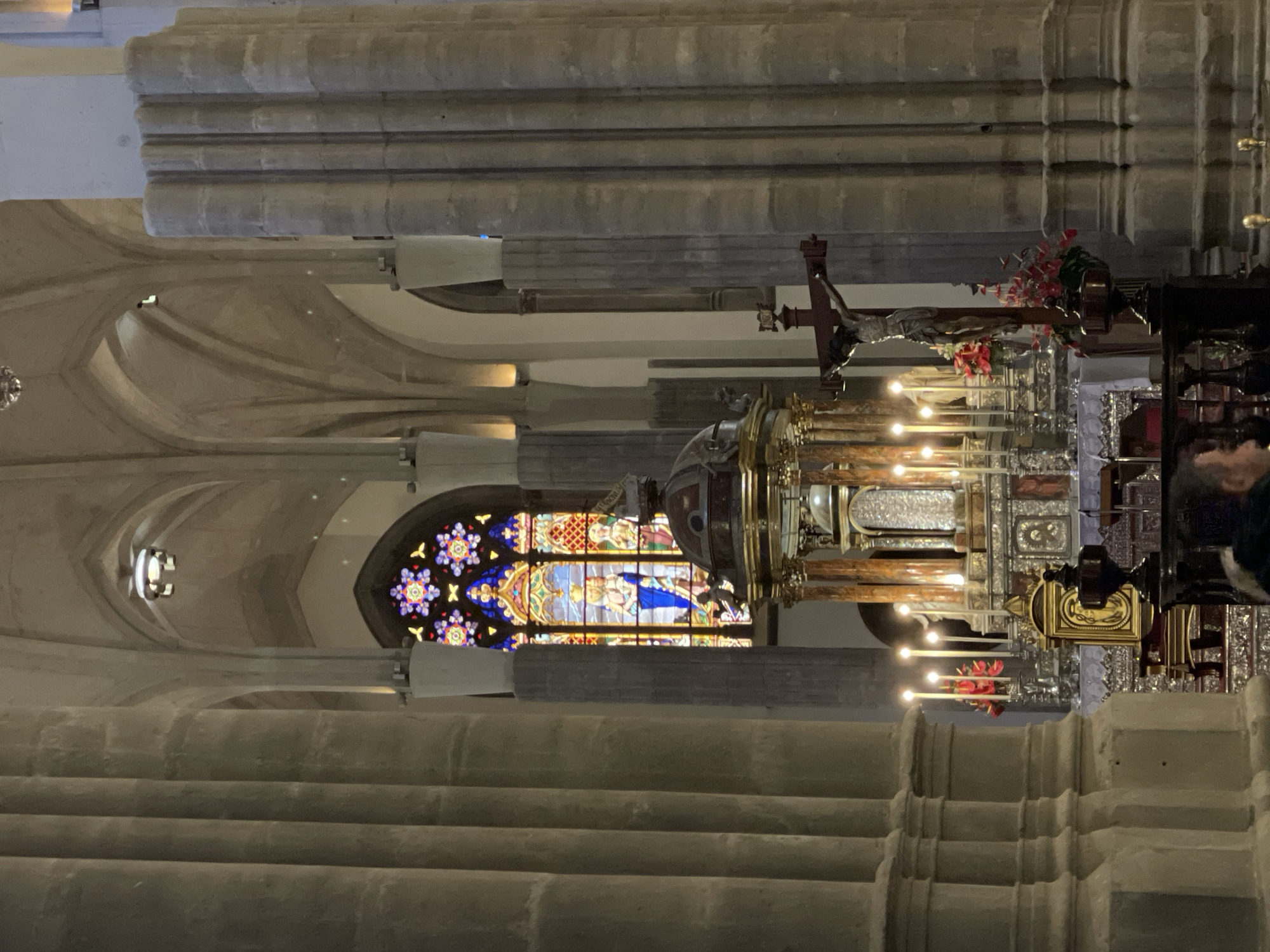 Tourist documents historic churches and architecture in Tenerife towns