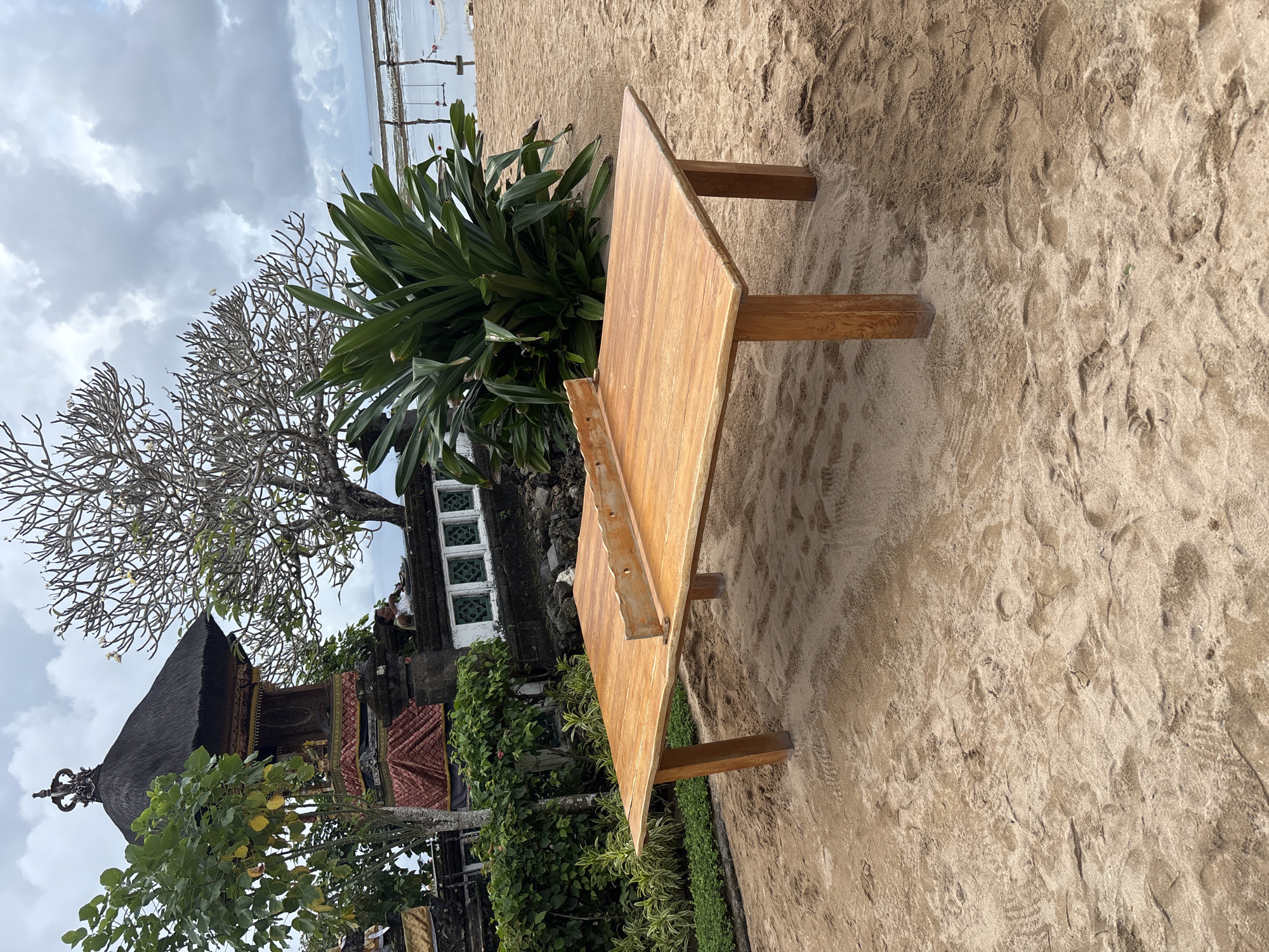 Morning beach resort scenes documented in Kuta Selatan, Indonesia