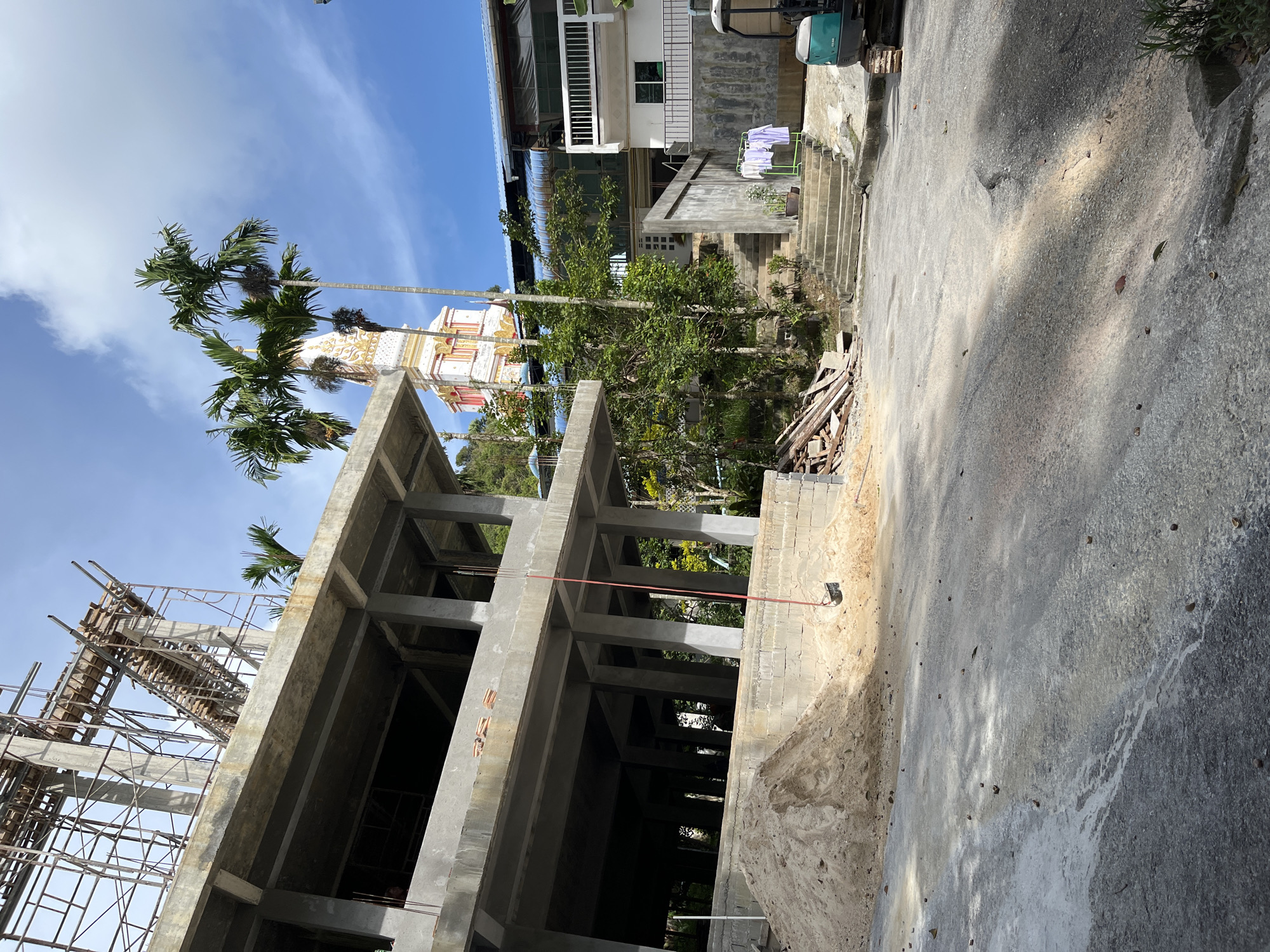 Construction, roads, and outdoor spaces around Patong