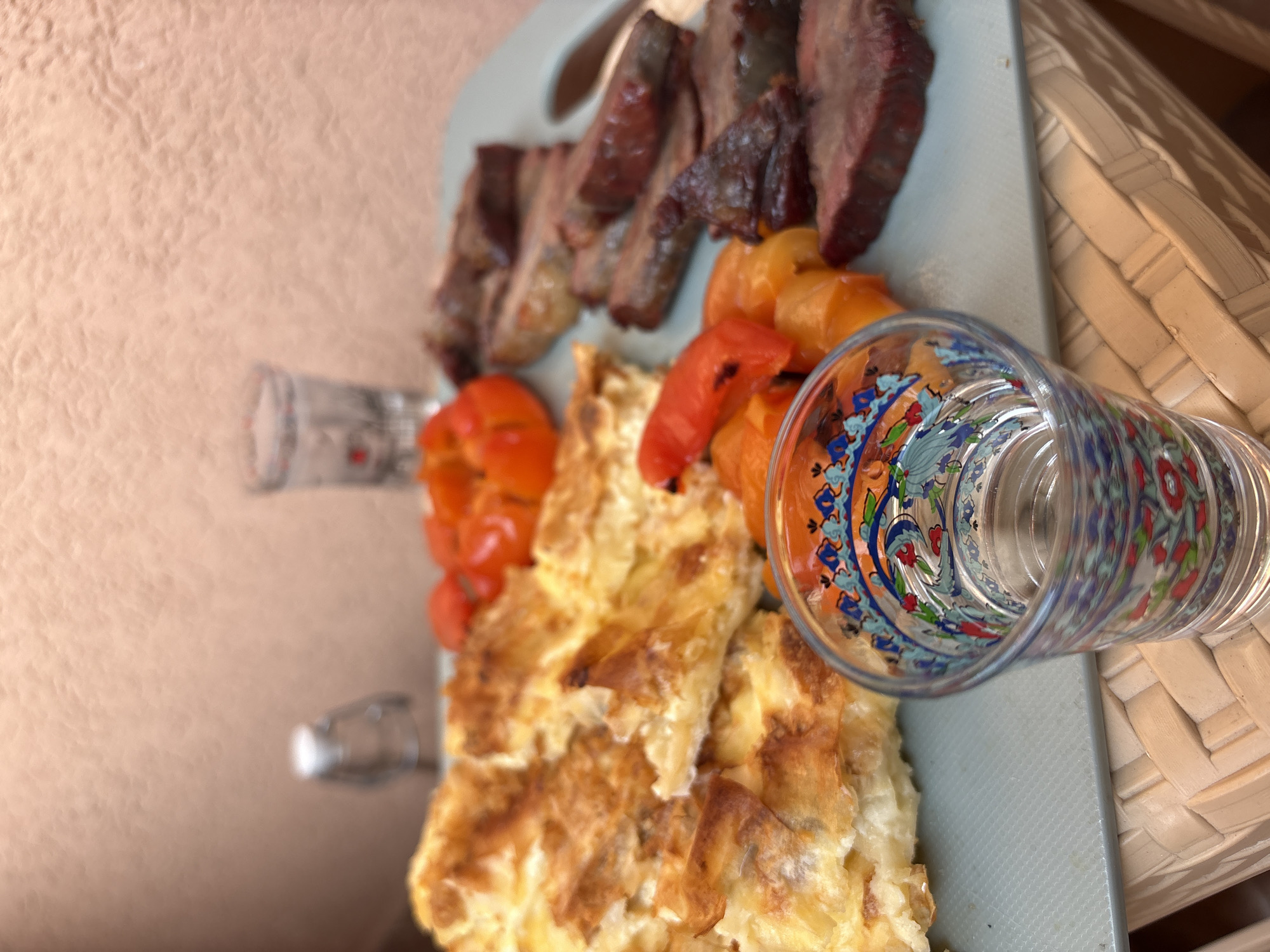 Food preparation documented on cutting board in Kragujevac