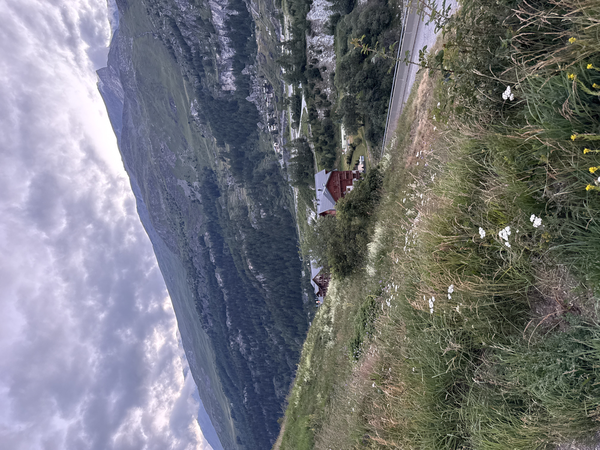 Winding through Tignes past reservoirs and alpine meadows