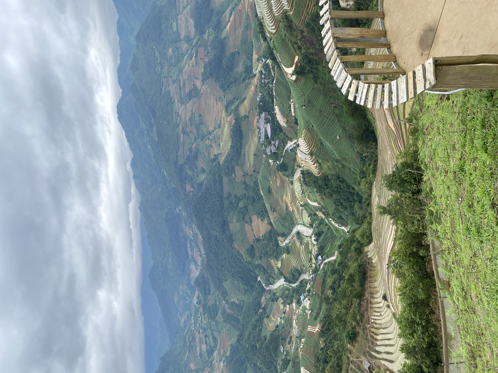 Terraced rice paddies documented in Pung Luong, Vietnam