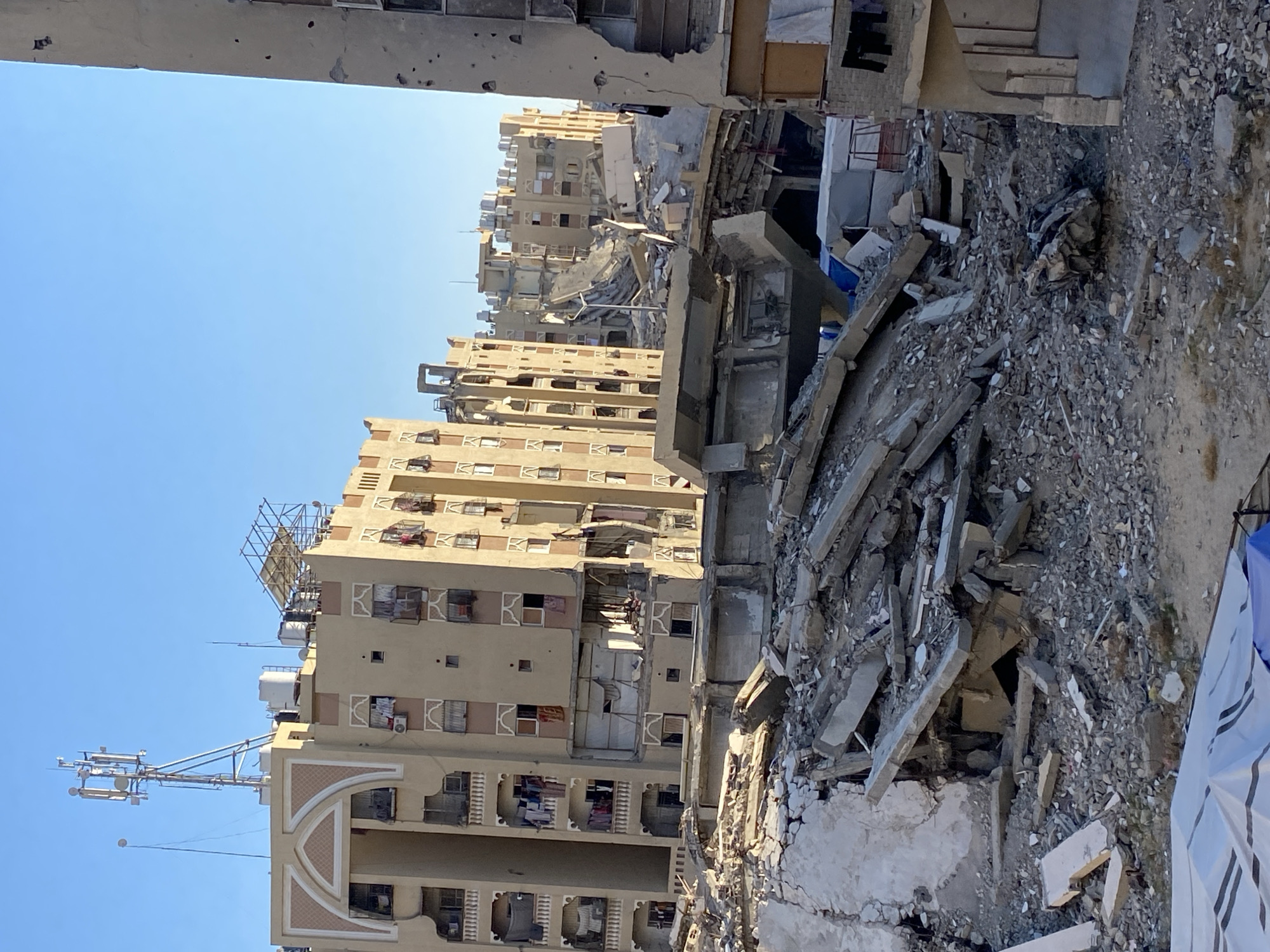 Widespread building damage documented across Khan Yunis neighborhoods