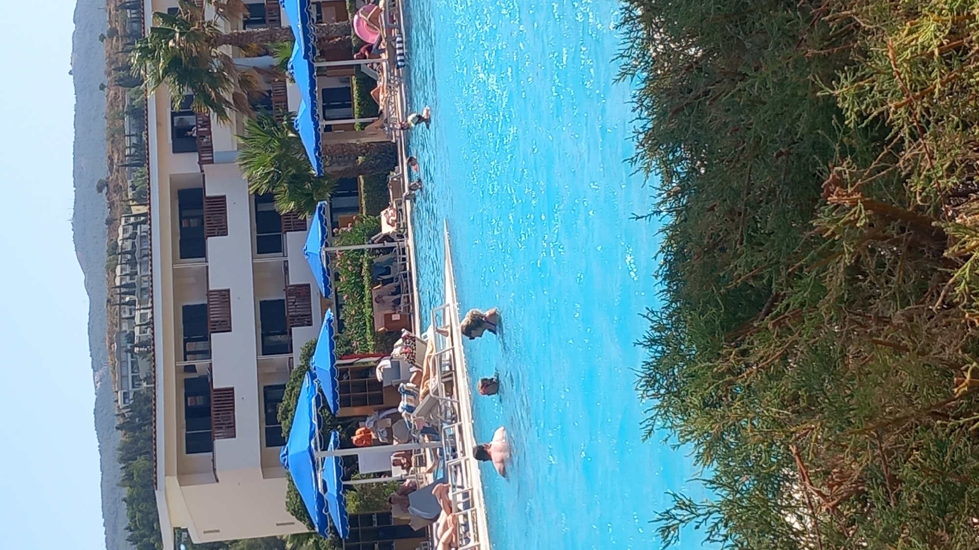 Poolside afternoon and souvenir browsing in Kos, Greece