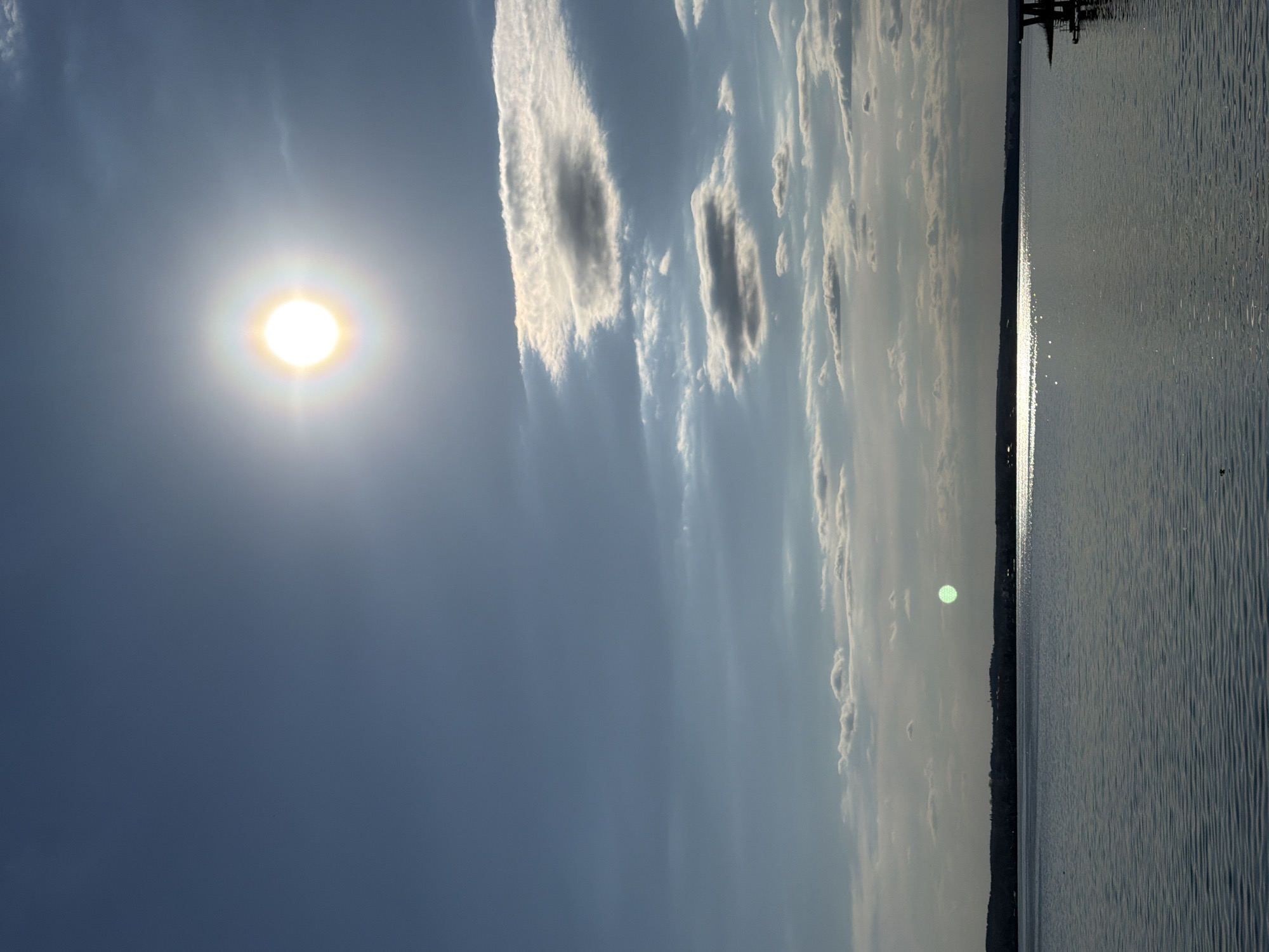 Mother and child enjoy sunny afternoon at Votkinsk waterfront