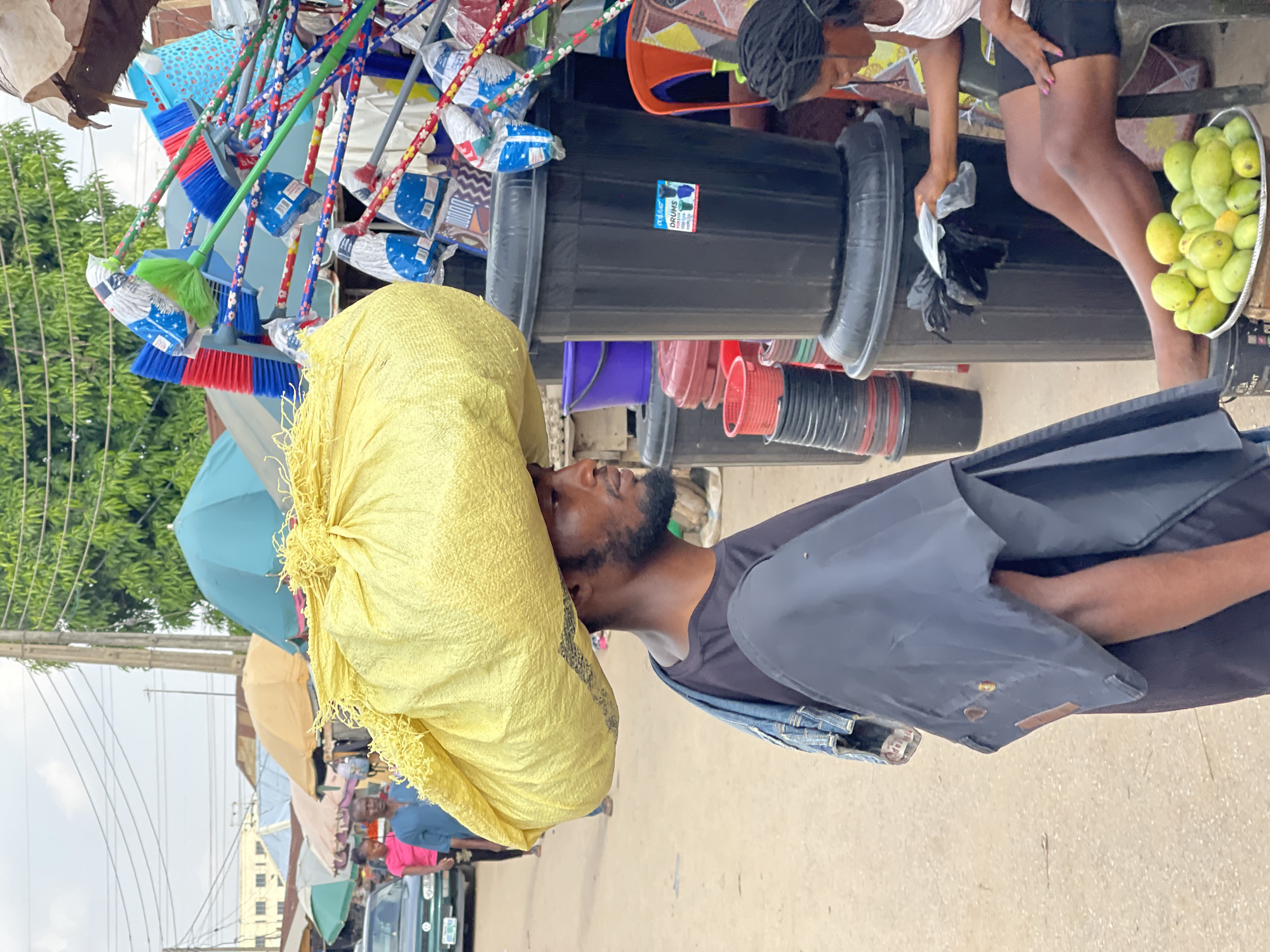 Daily life scenes captured in Kuchingoro street market
