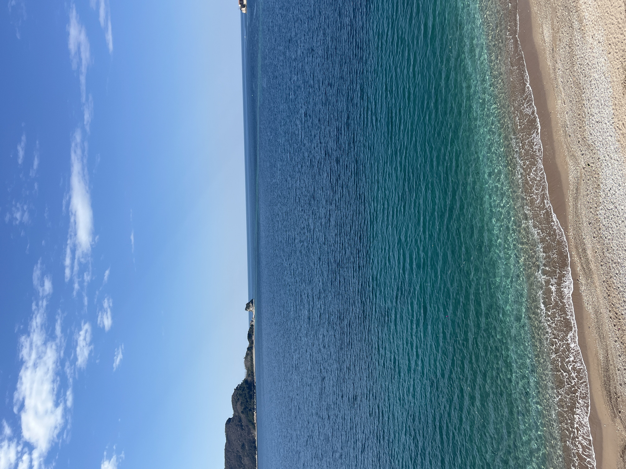 Morning coastal scene documented in Budva, Montenegro