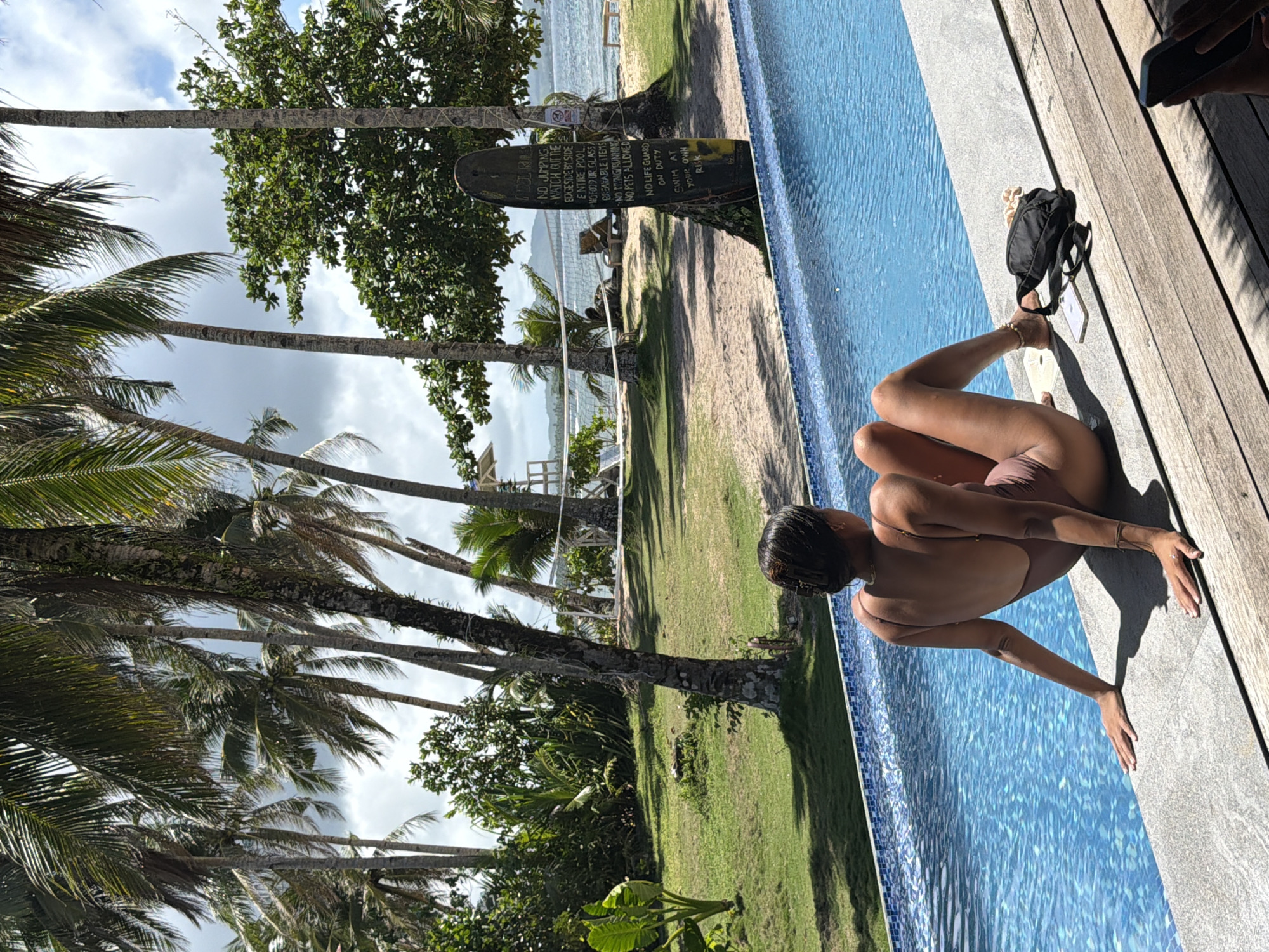 Tourists enjoy early morning leisure activities in General Luna