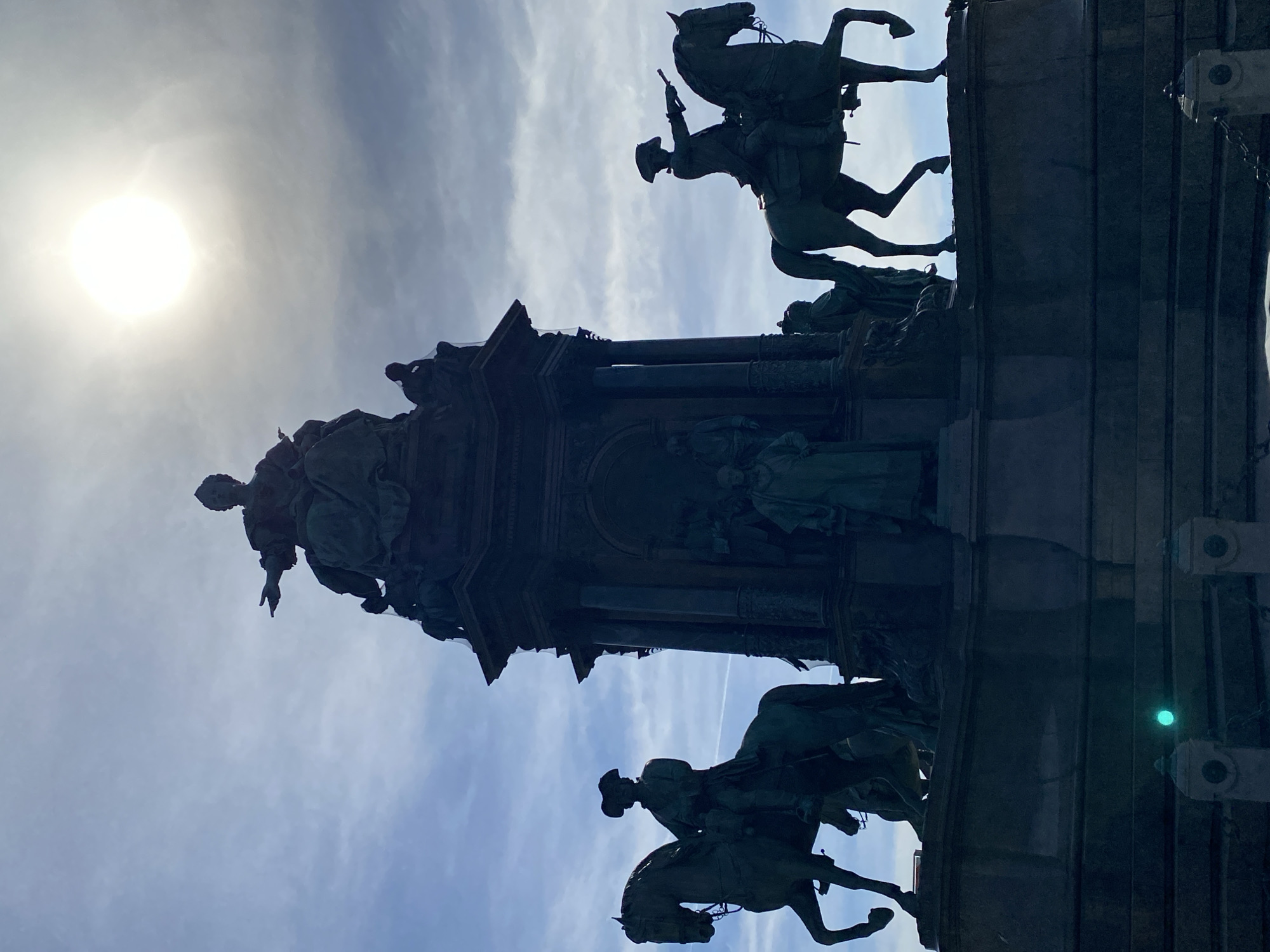 Vienna's Imperial Architecture Documented Near Maria Theresa Monument