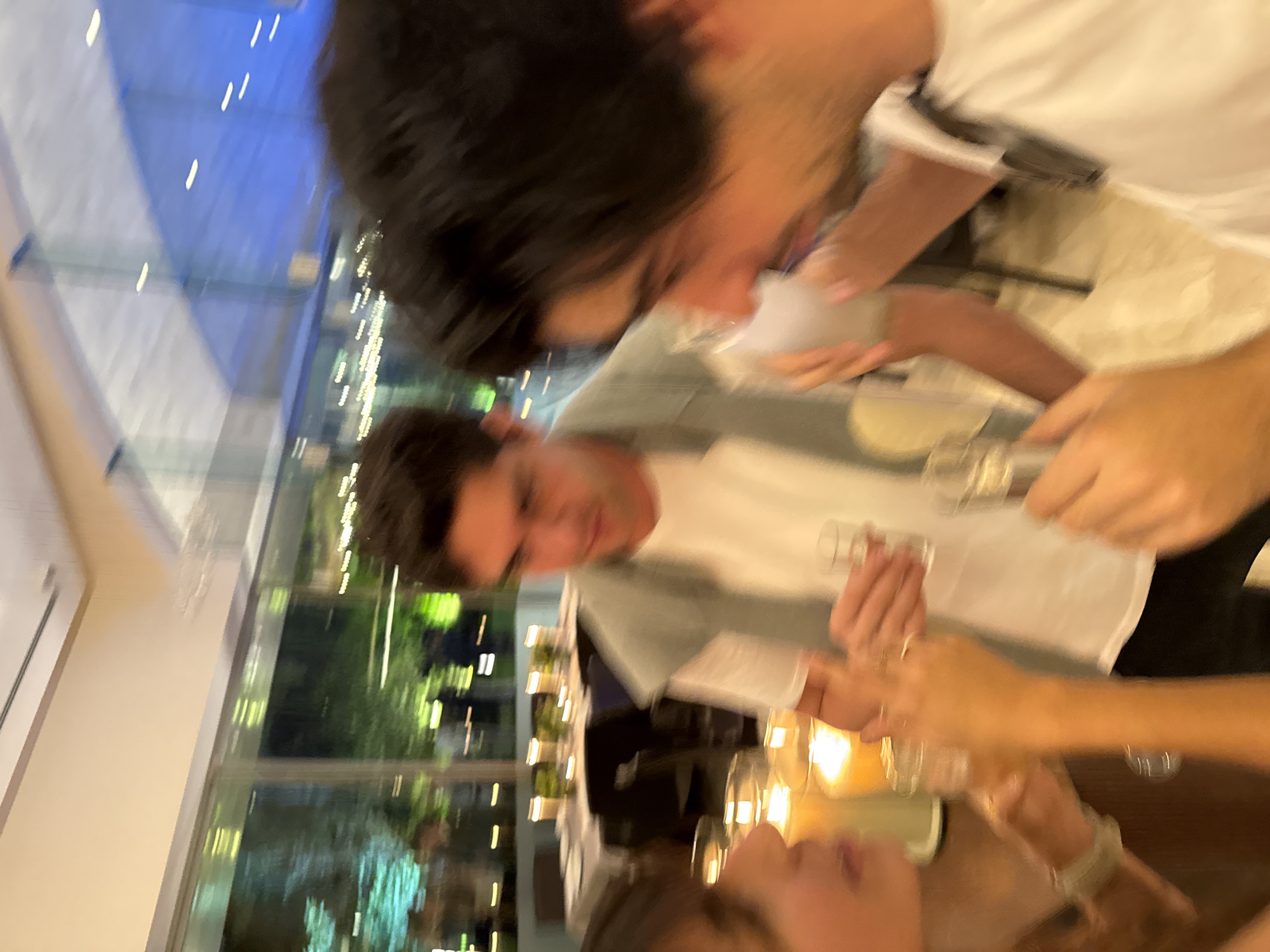 Evening social scenes documented across Mexico City locations