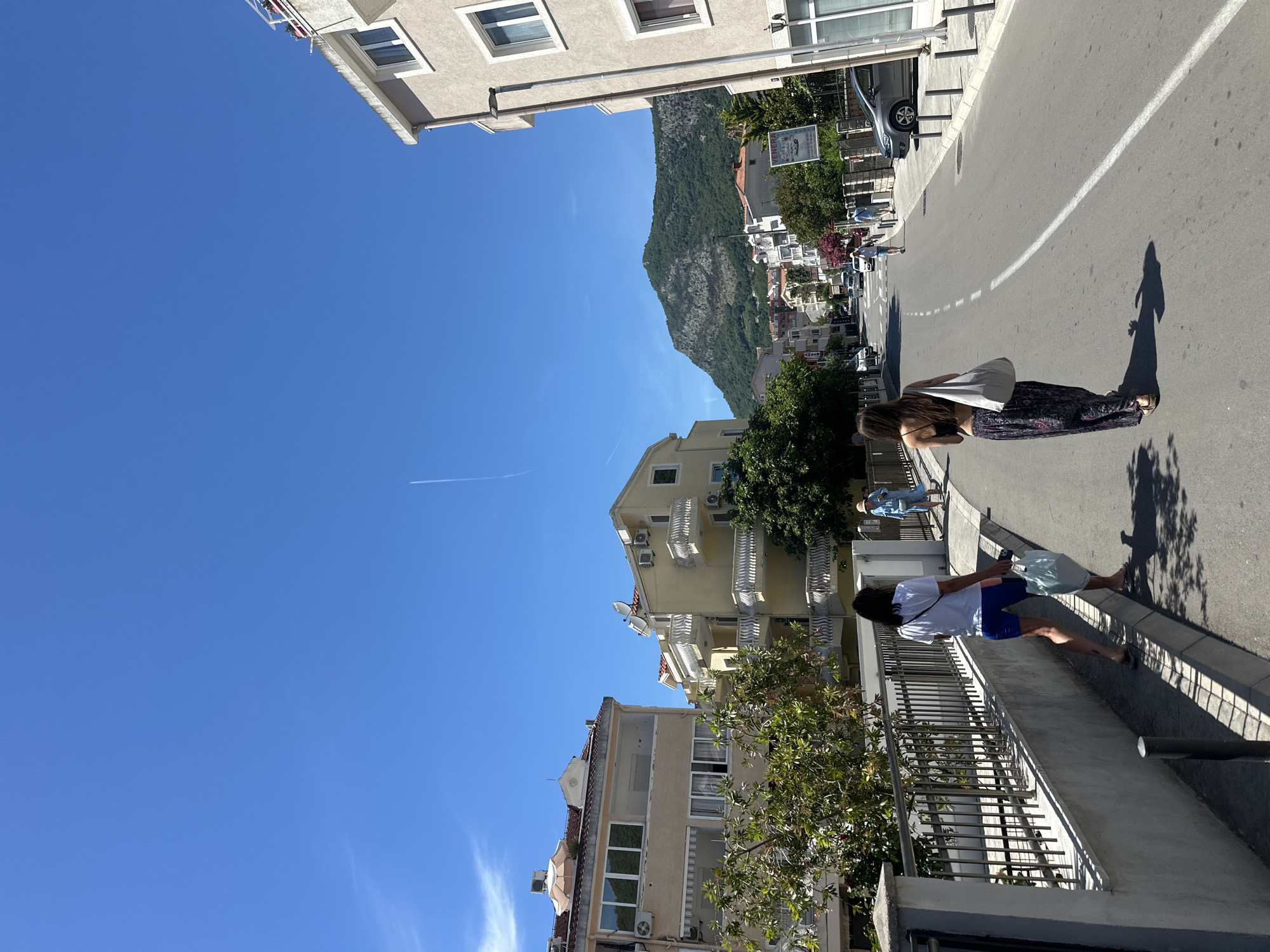 Summer afternoon exploring Budva streets and indoor roller skating