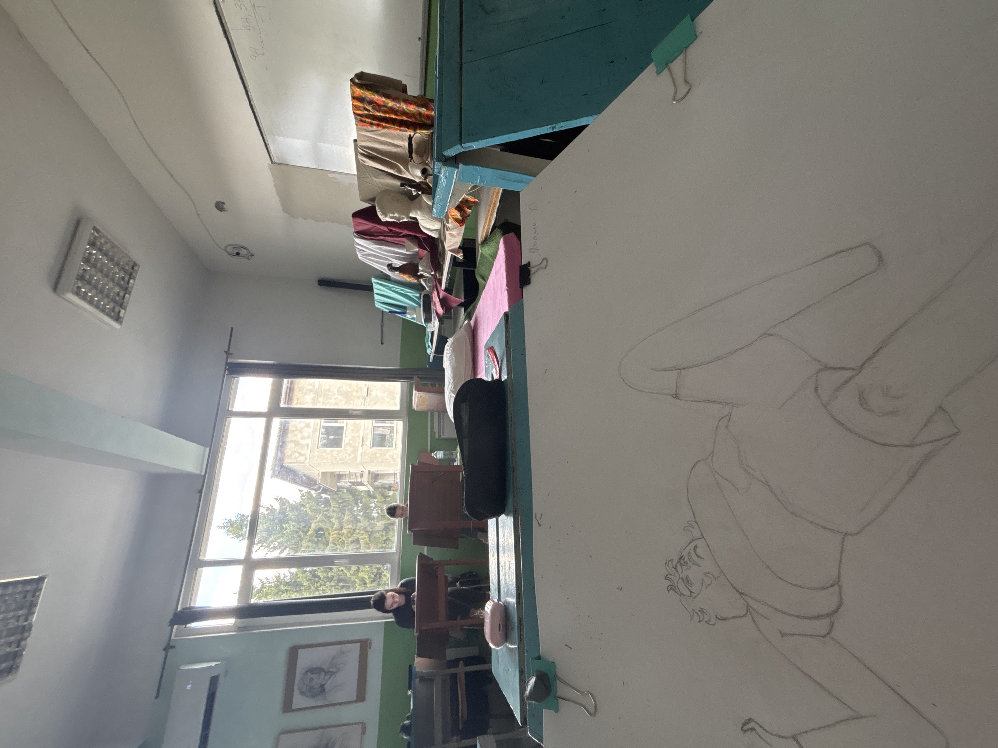 Art students document classroom moments in Troyan studio