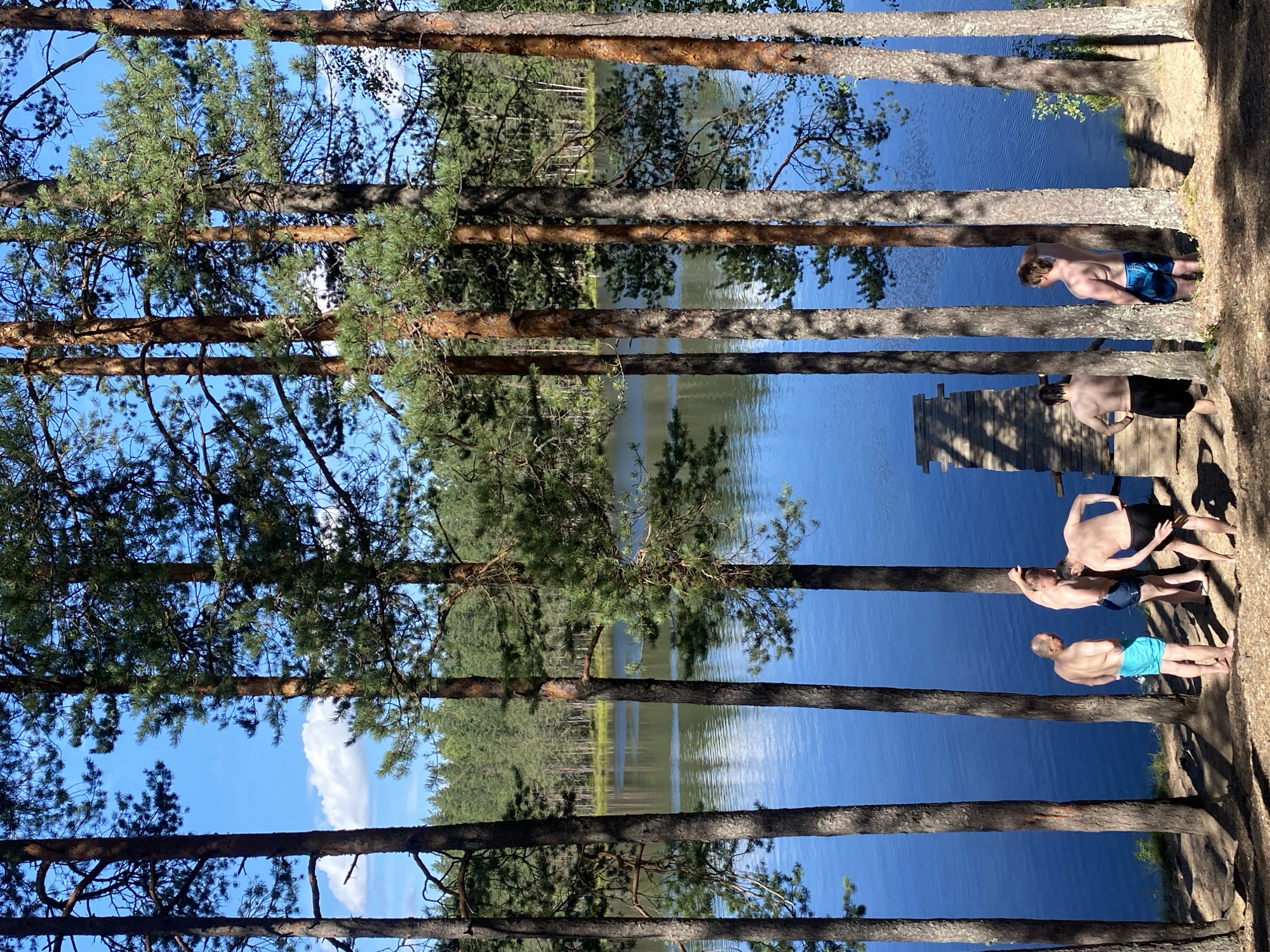 Lakeside summer day in Leipyasuo: paddleboarding, swimming, camping, cycling