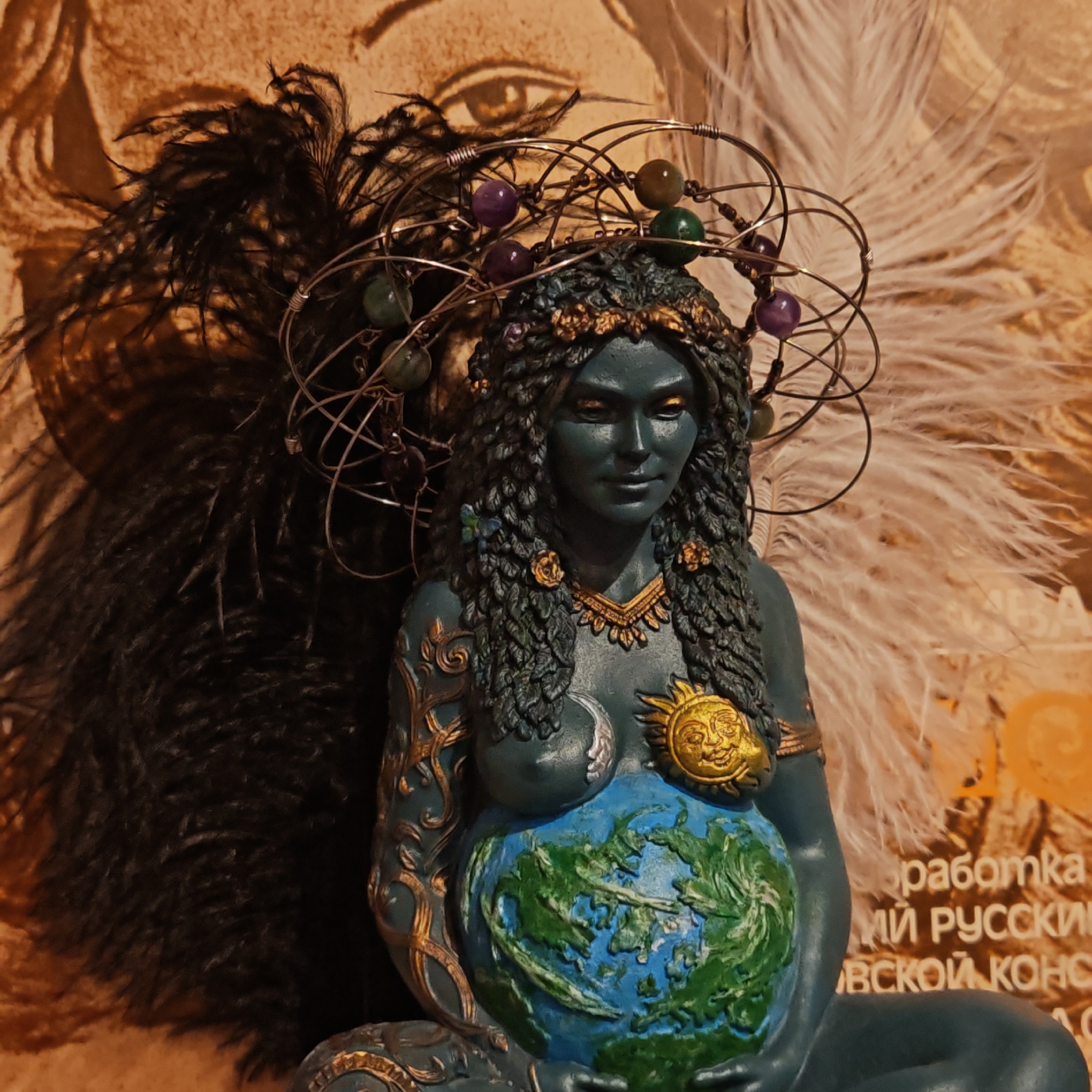 Artistic figurines and ceremonial objects documented in Russian village