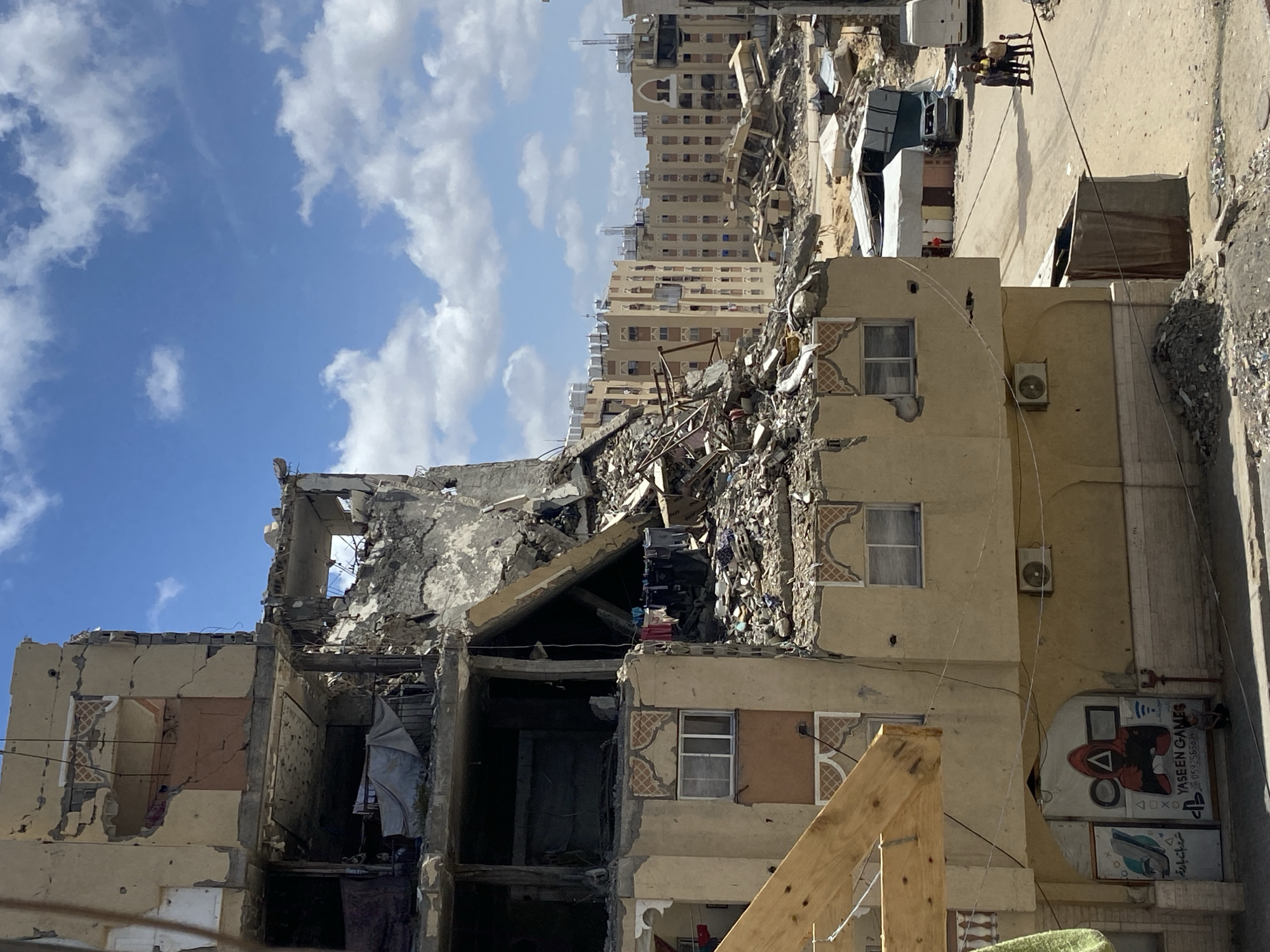 Widespread building destruction documented in Khan Yunis, Palestinian Territories