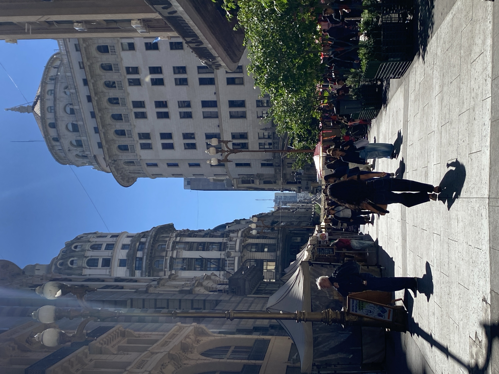 Sunny afternoon street scenes documented across Buenos Aires