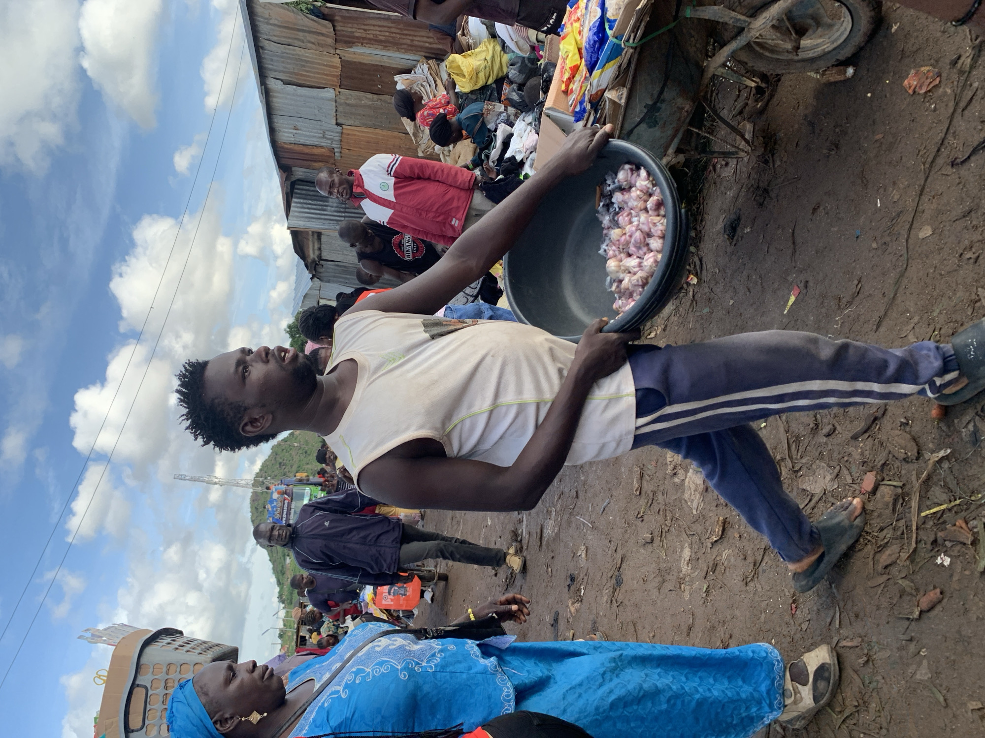 Afternoon market day in Gura Top, Nigeria