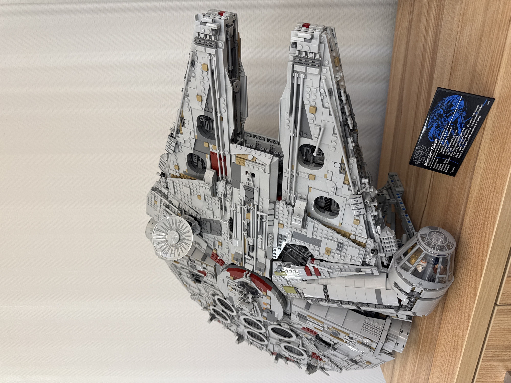 Lego Millennium Falcon, ceramic mug spotted in Krasnoyarsk morning