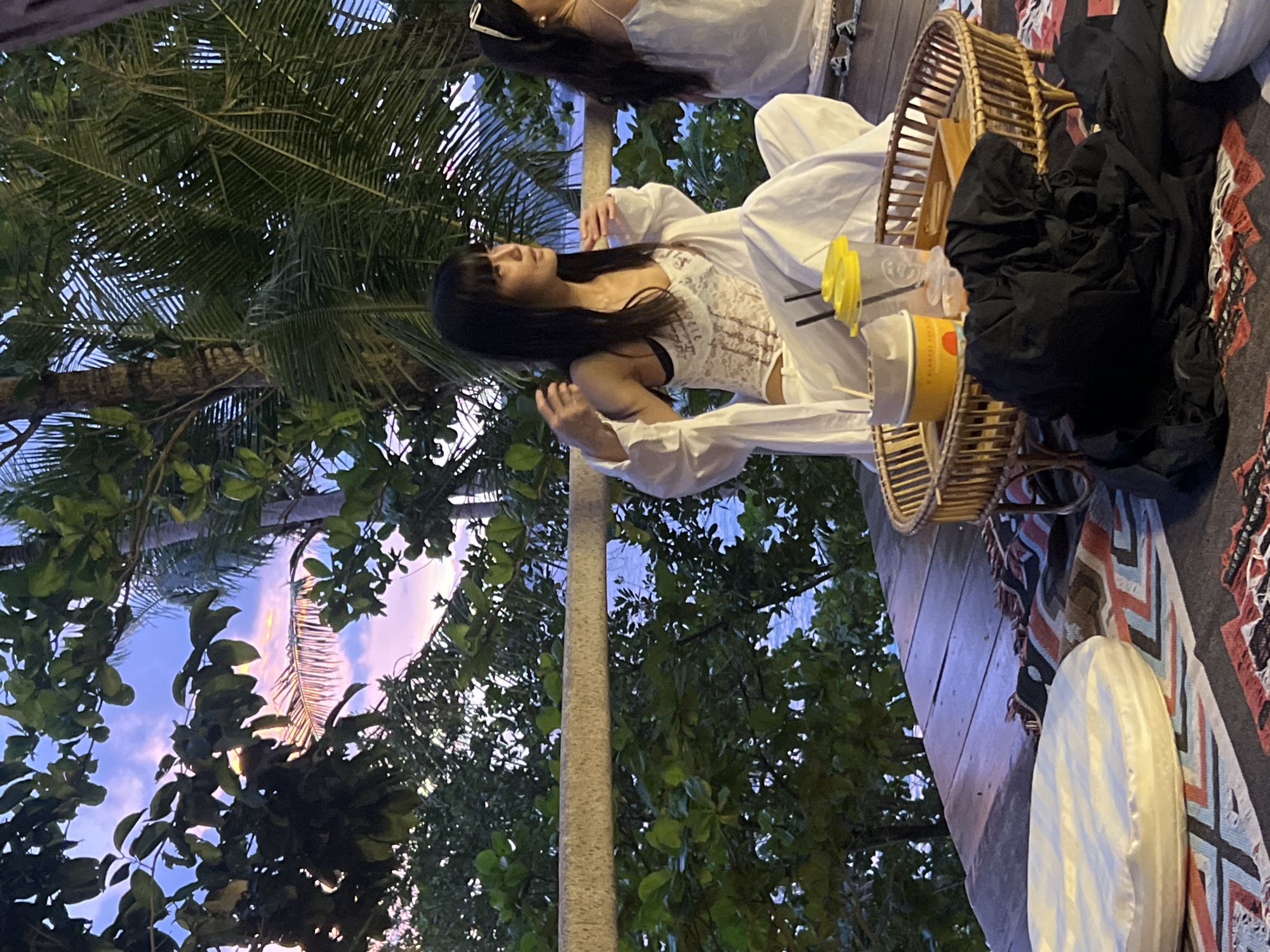 Sunset session at a rocky Karon Beach deck venue