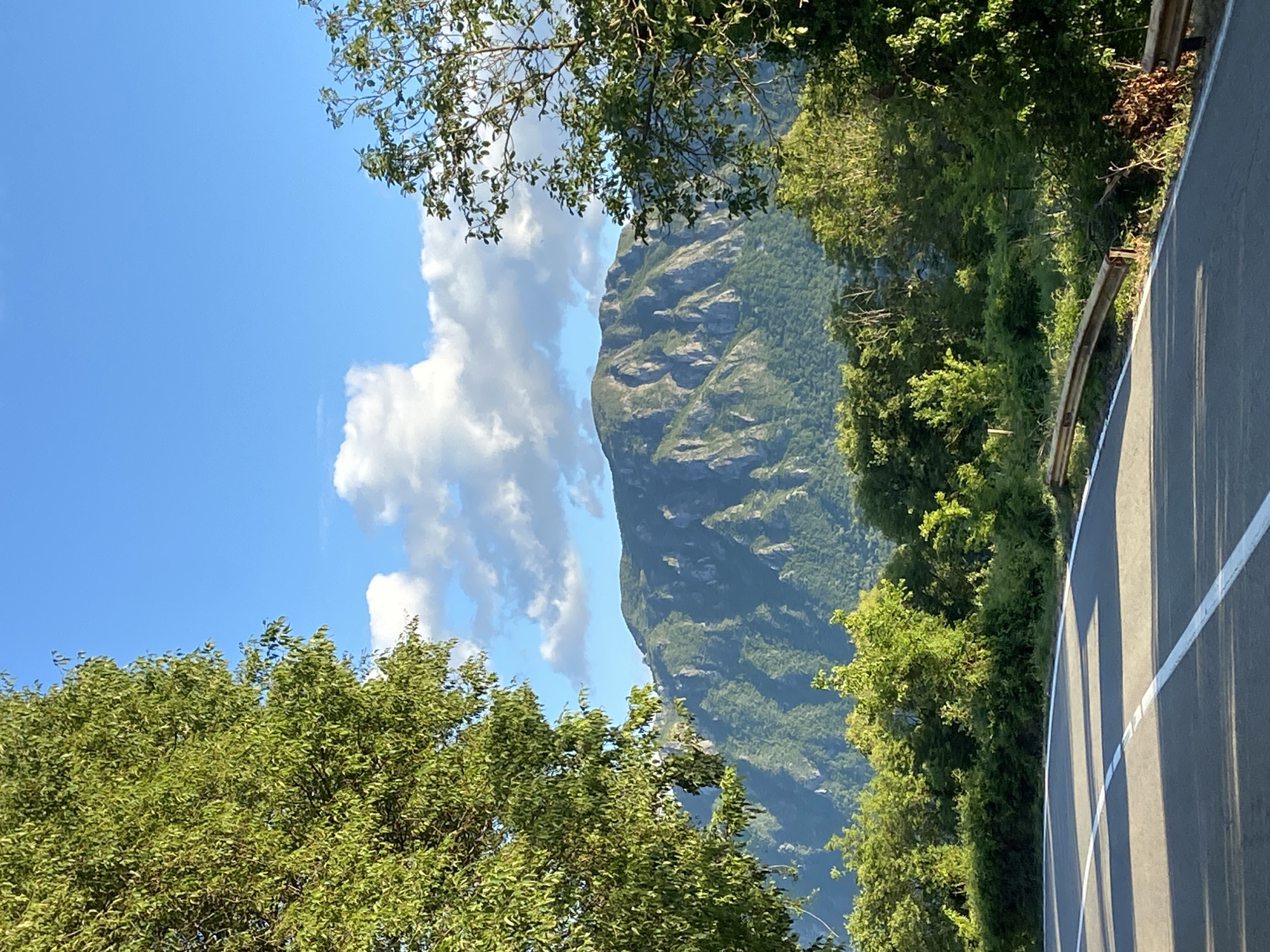 Rural Montenegro scenes captured along roadway near historic restaurant
