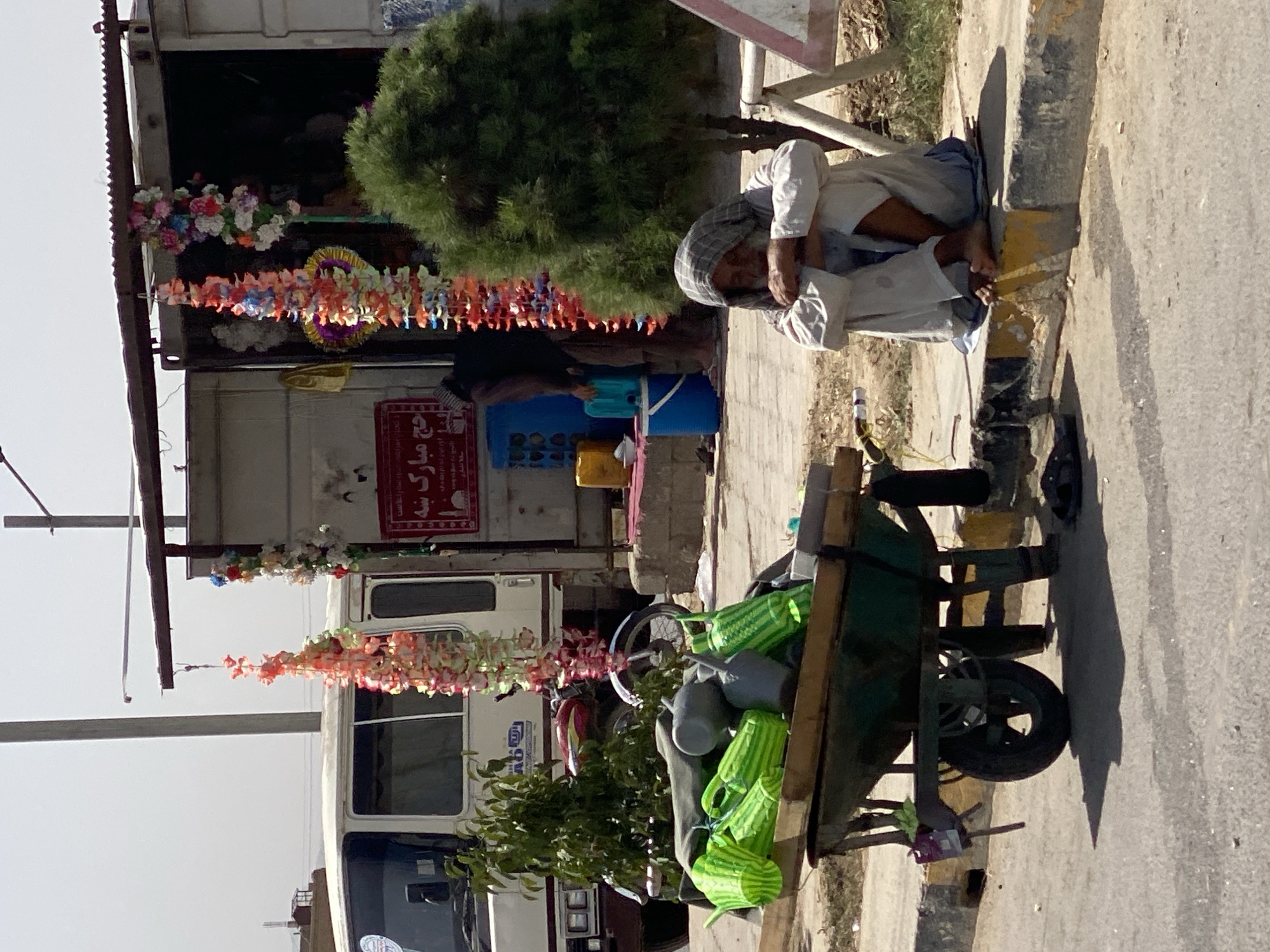 Street life and market activity in central Kandahar